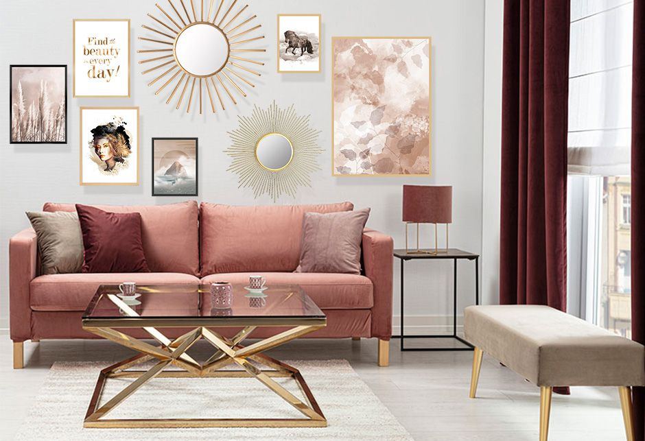 Kolory wnętrz 2020 – Coral Pink & Terracotta
