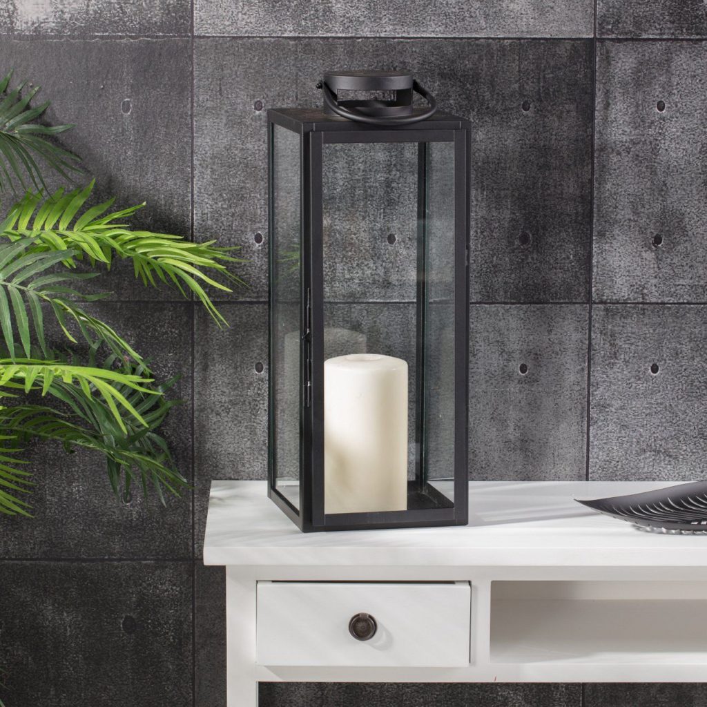 Dekoria.pl, lampion metalowy Elegance black