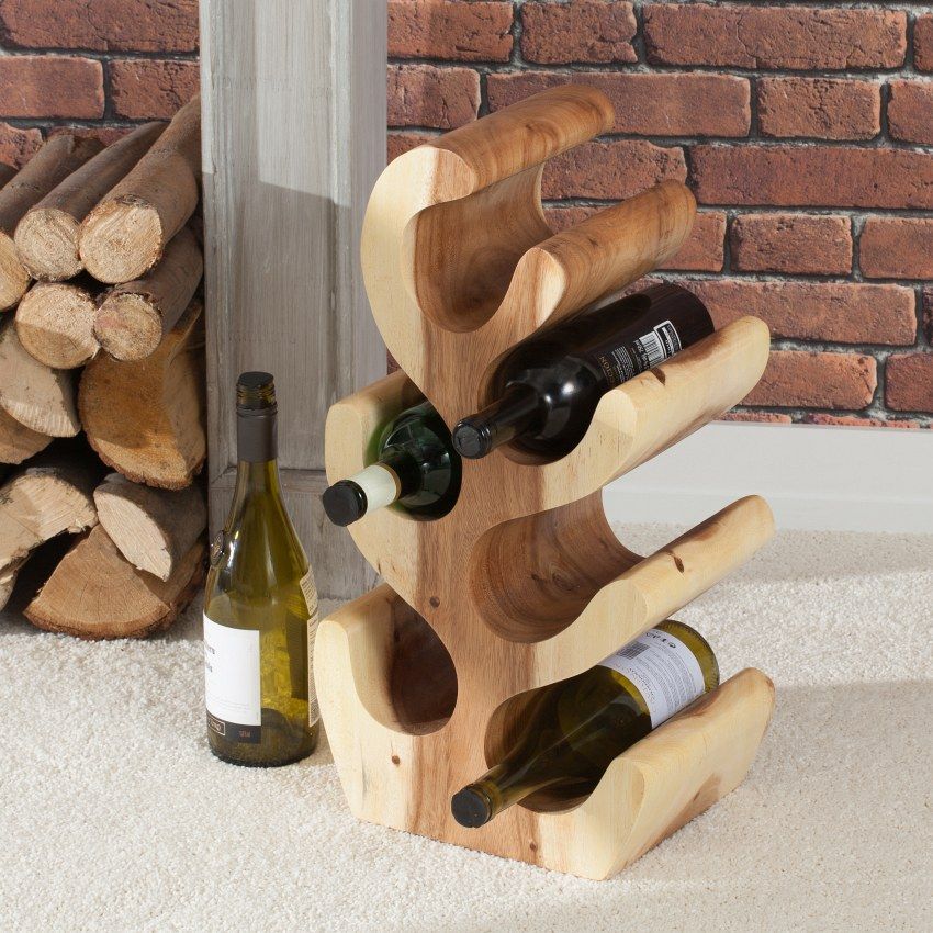 Stojak na wino jako prezent na Dzień Ojca