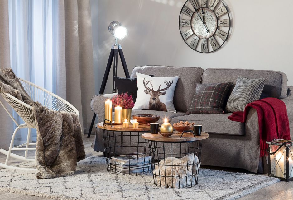 Przytulny kącik w stylu hygge