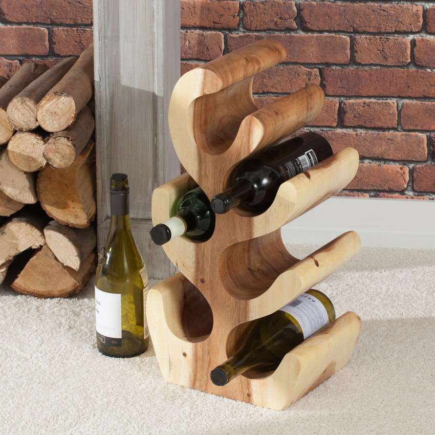 Dzień Dziadka - pomysł na prezent - stojak na wino