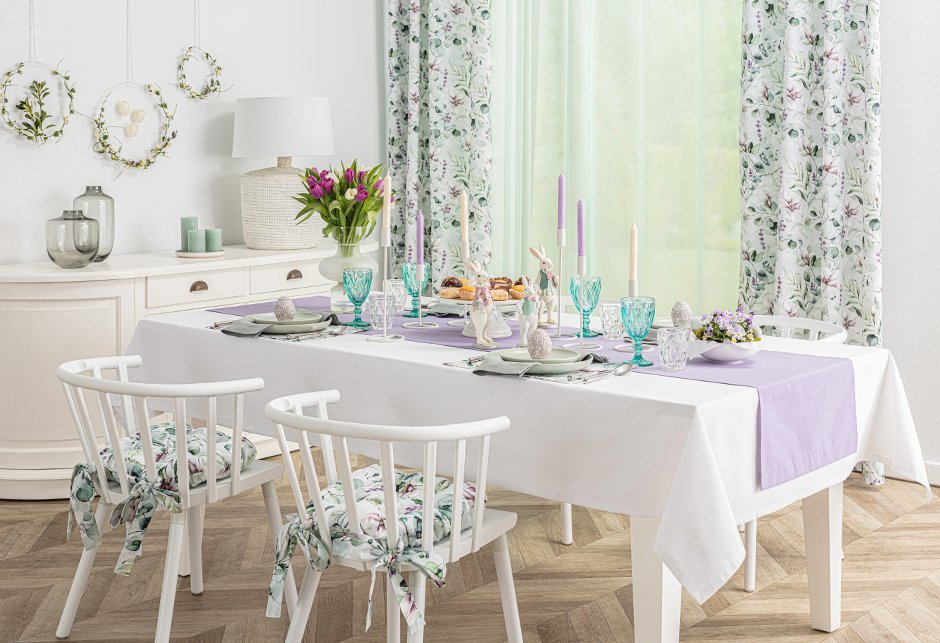 Pastelowy salon na Wielkanoc
