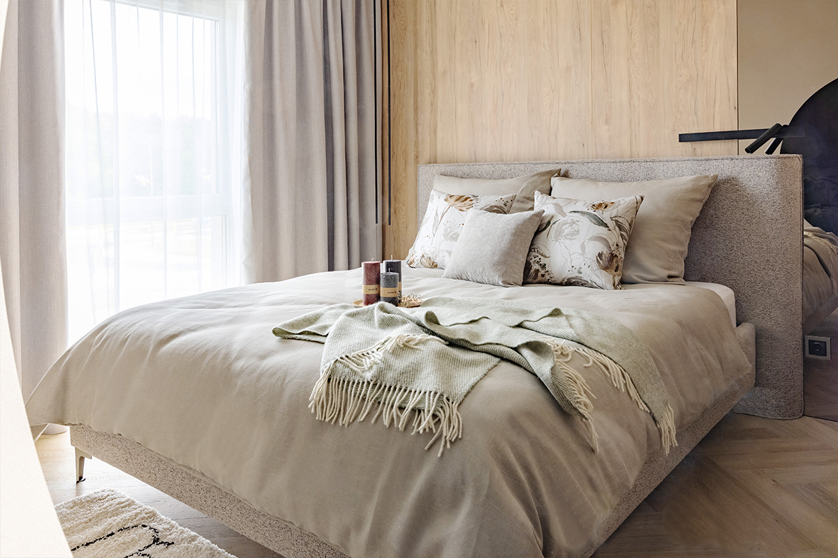 Pościel lniana w sypialni