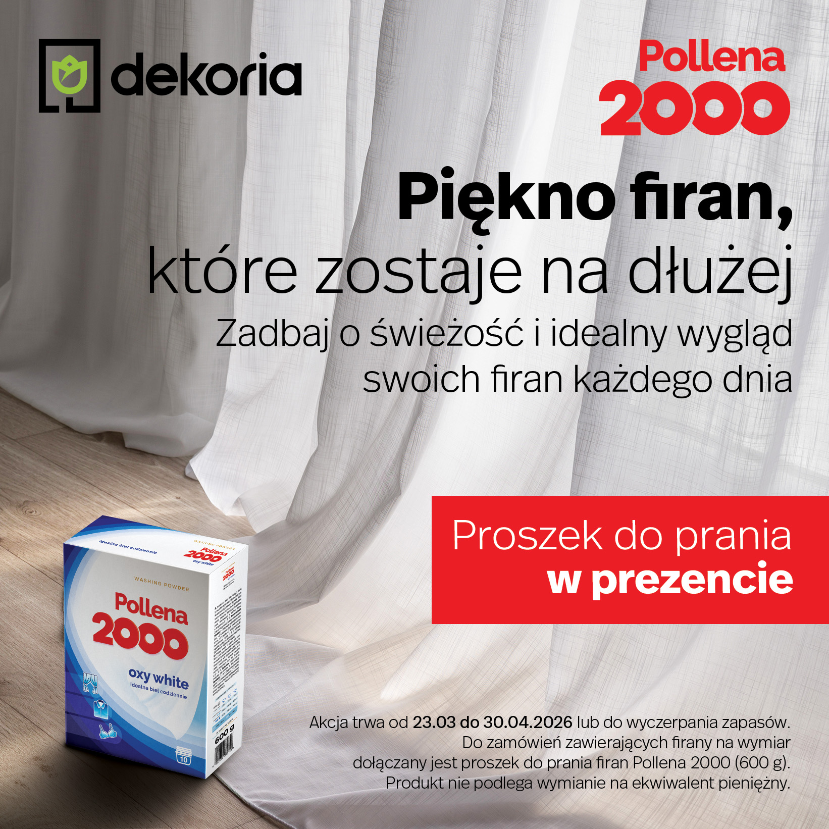 Pranie firan - Pollena
