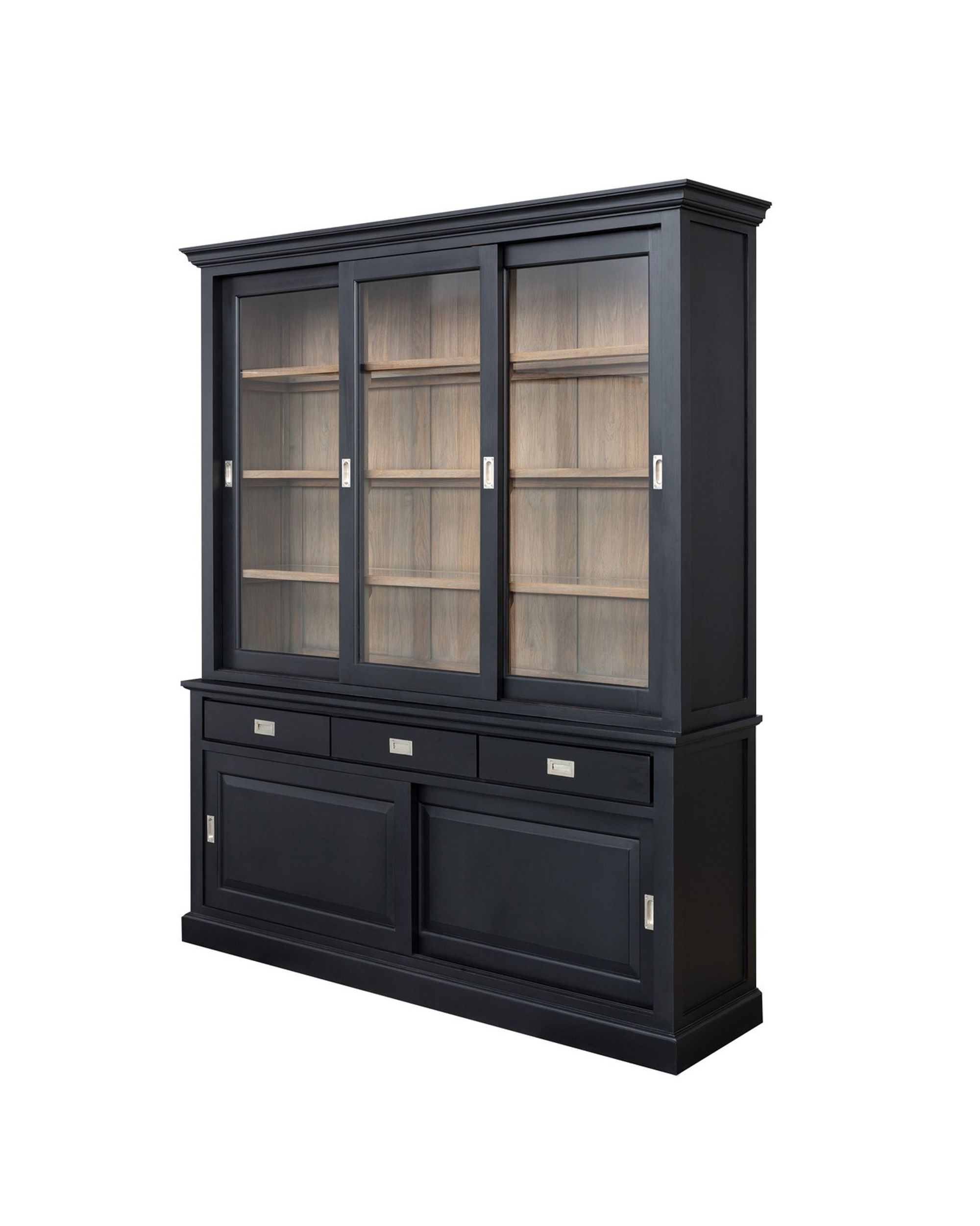 Witryna Milton 190x47x226cm black (hover)