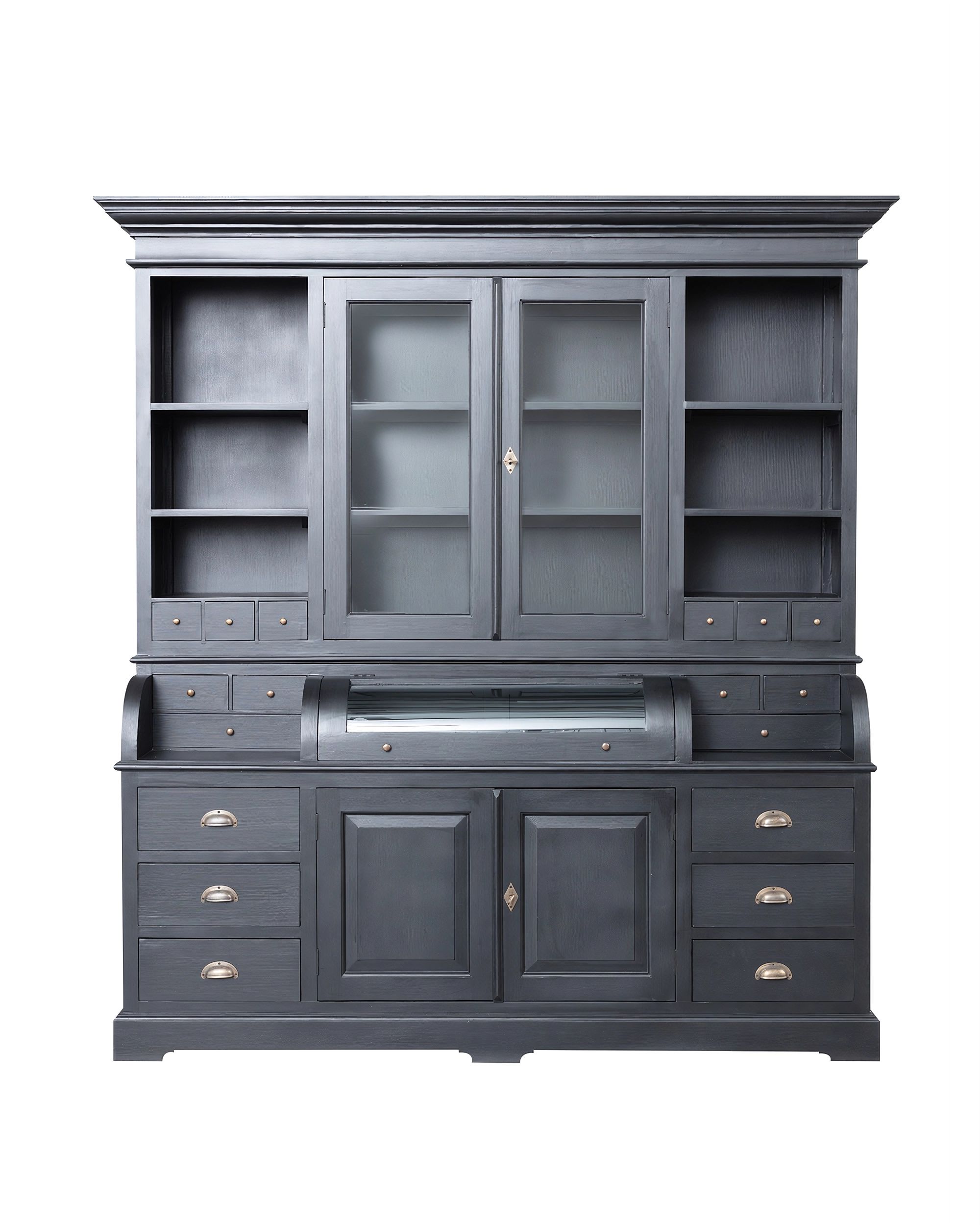 Kredens Brighton 204x56x217cm black