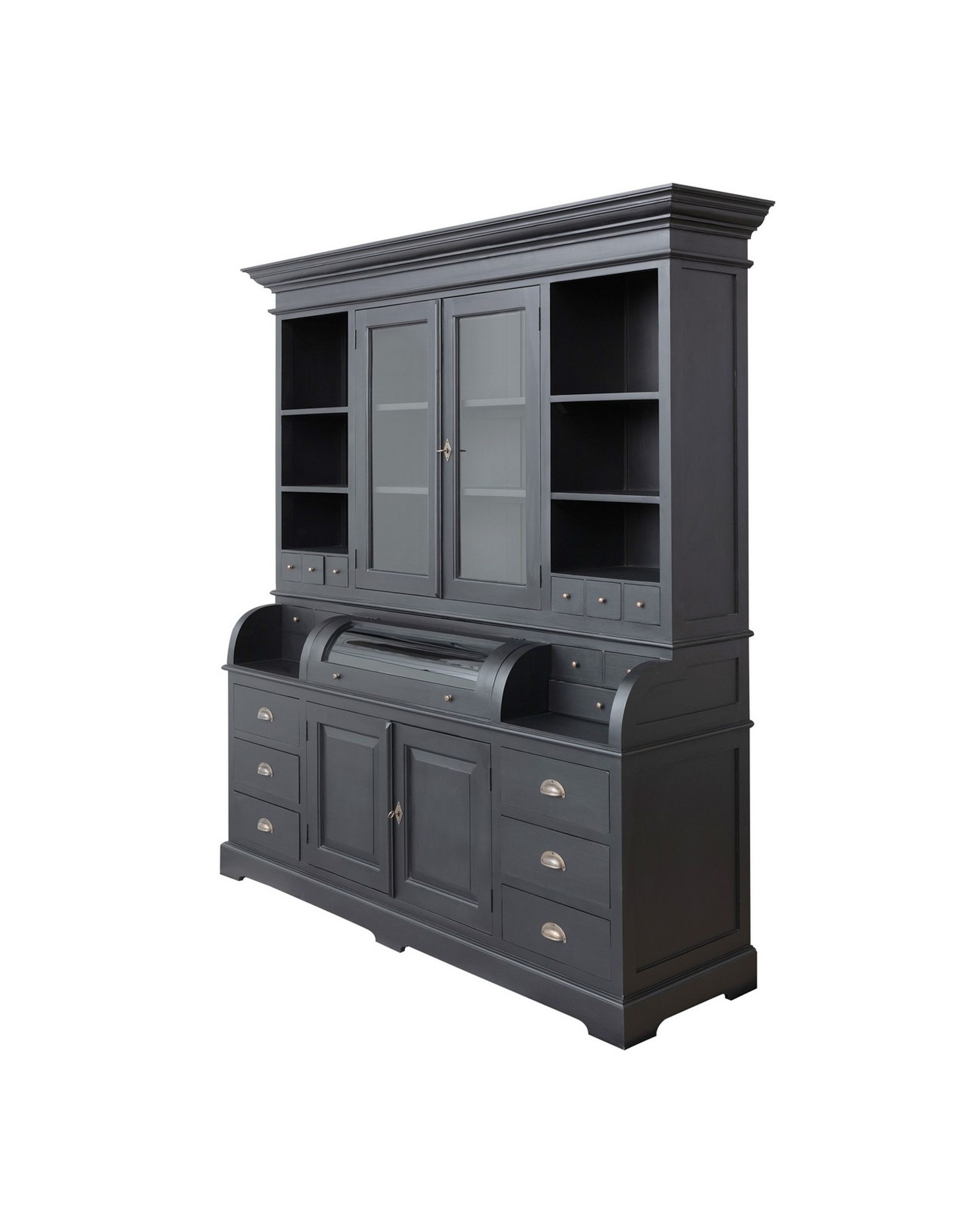 Kredens Brighton 204x56x217cm black (hover)