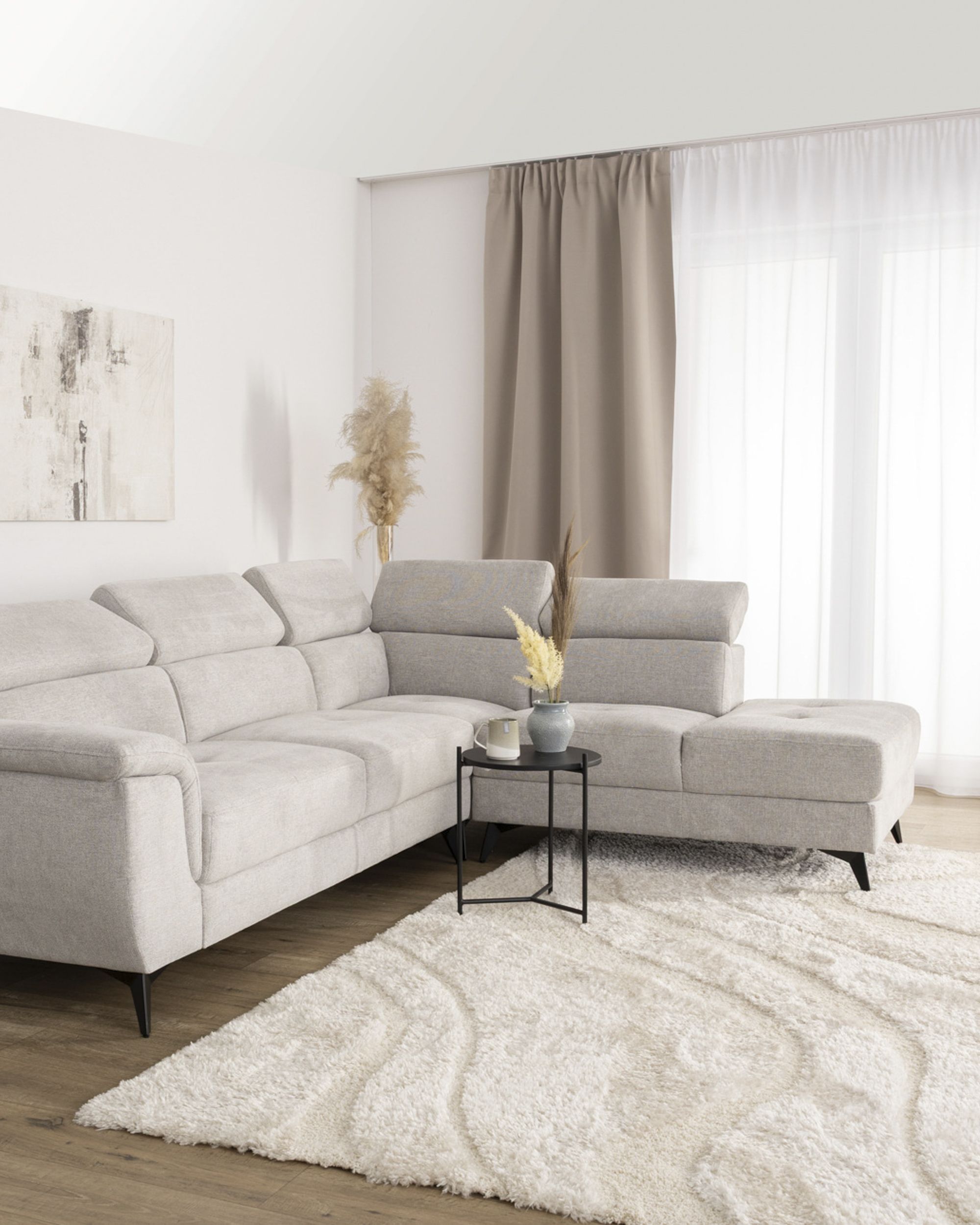 Sofa Randers grey prawa