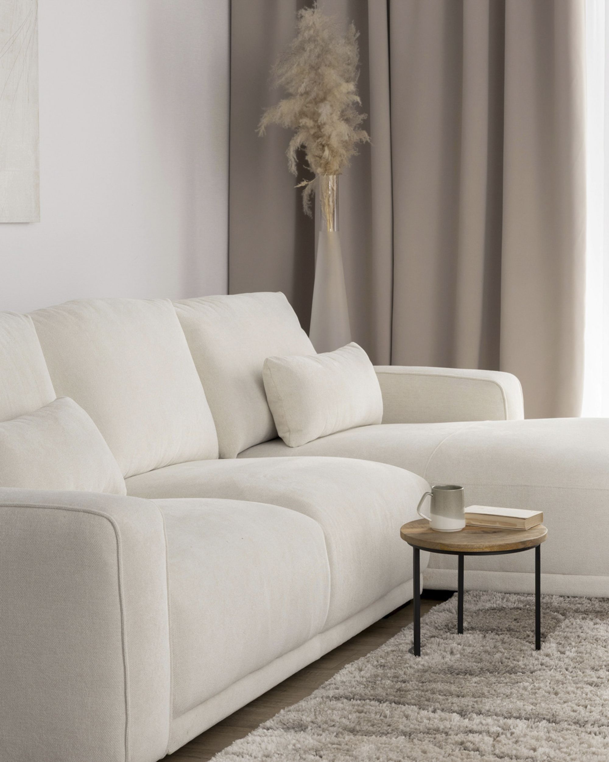 Sofa Silkeborg crème white lewa (hover)