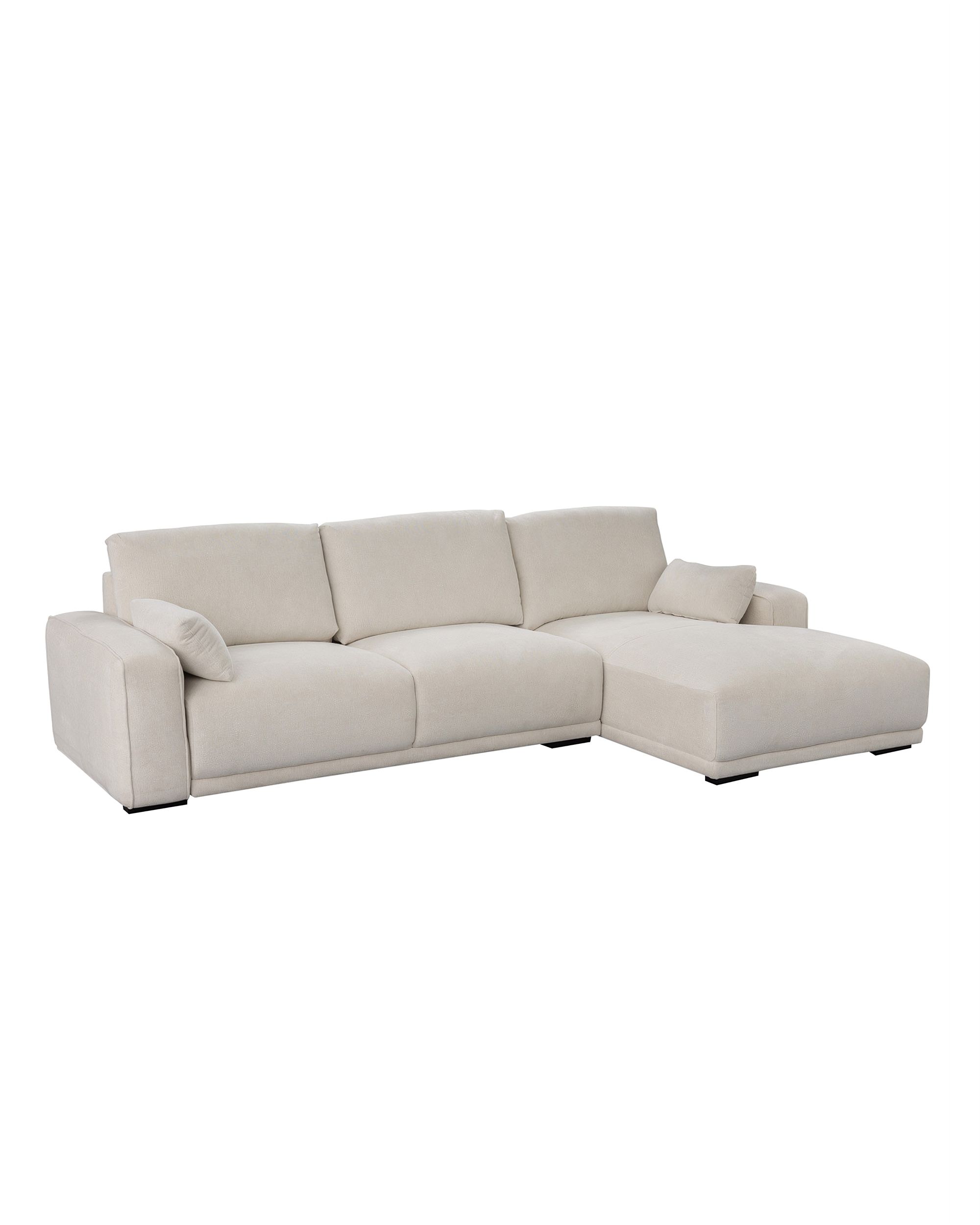 Sofa Silkeborg crème white prawa (hover)