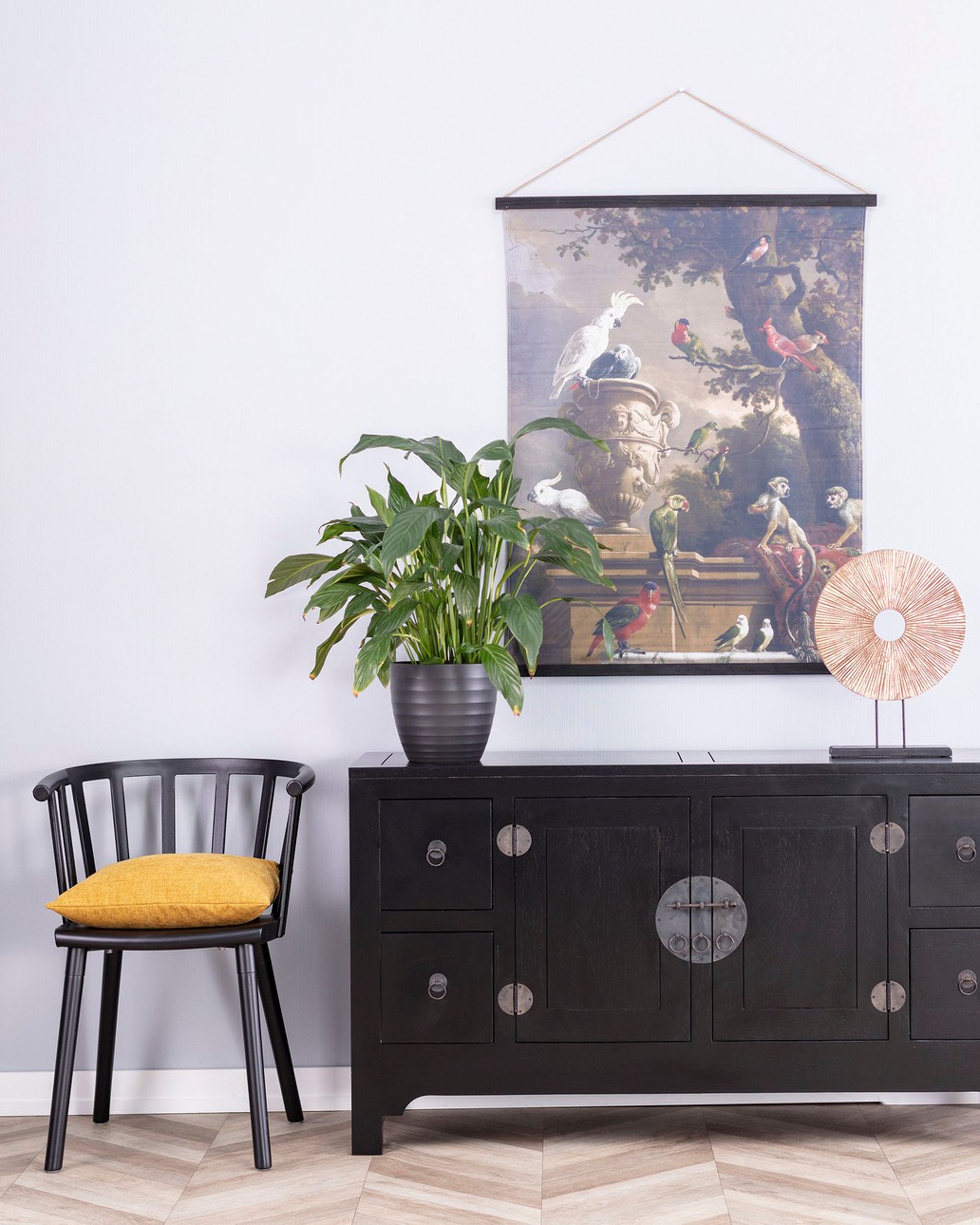 Komoda Modern 137x45x76cm black (hover)