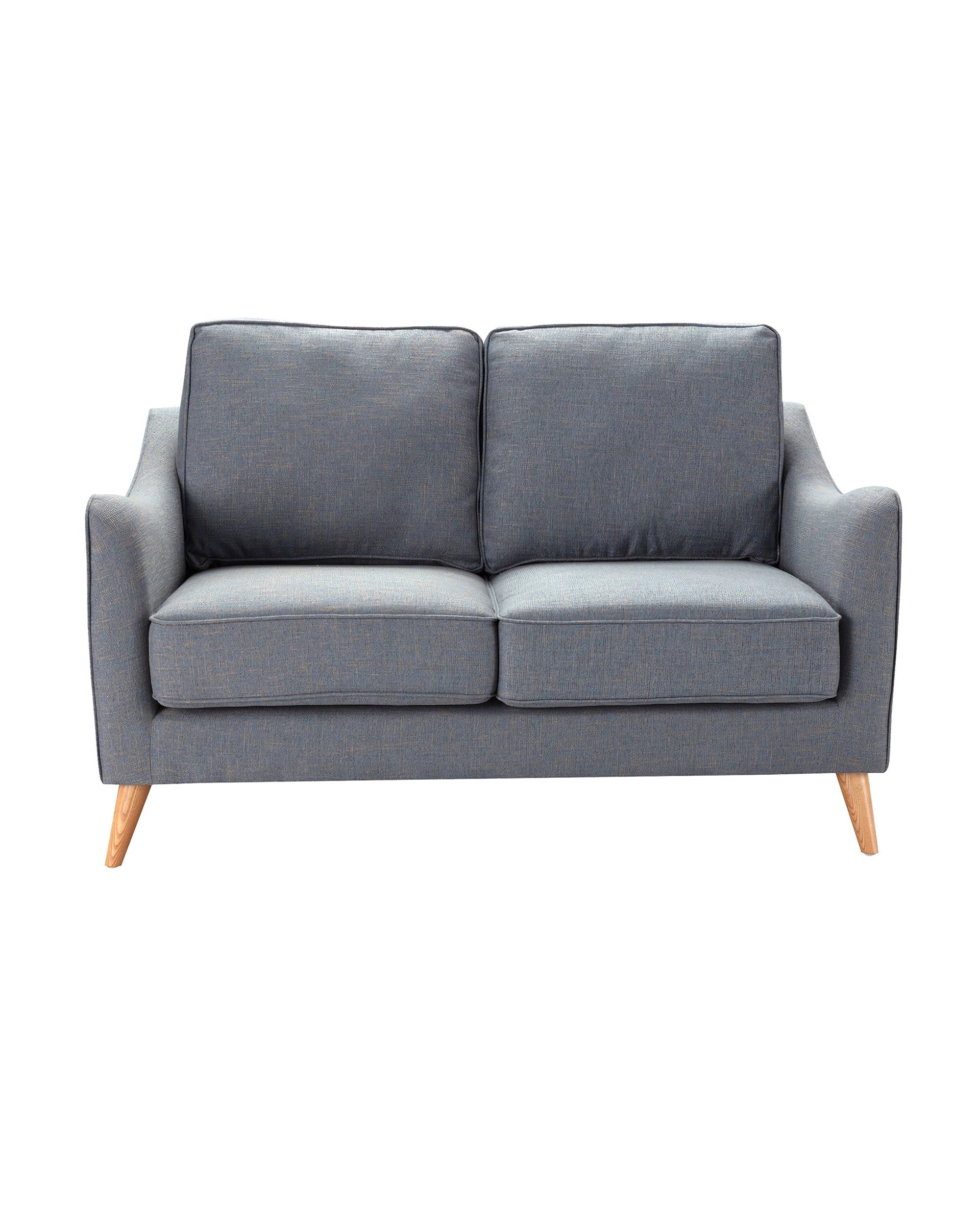 Sofa Venuste denim blue/brown 2-os. (hover)