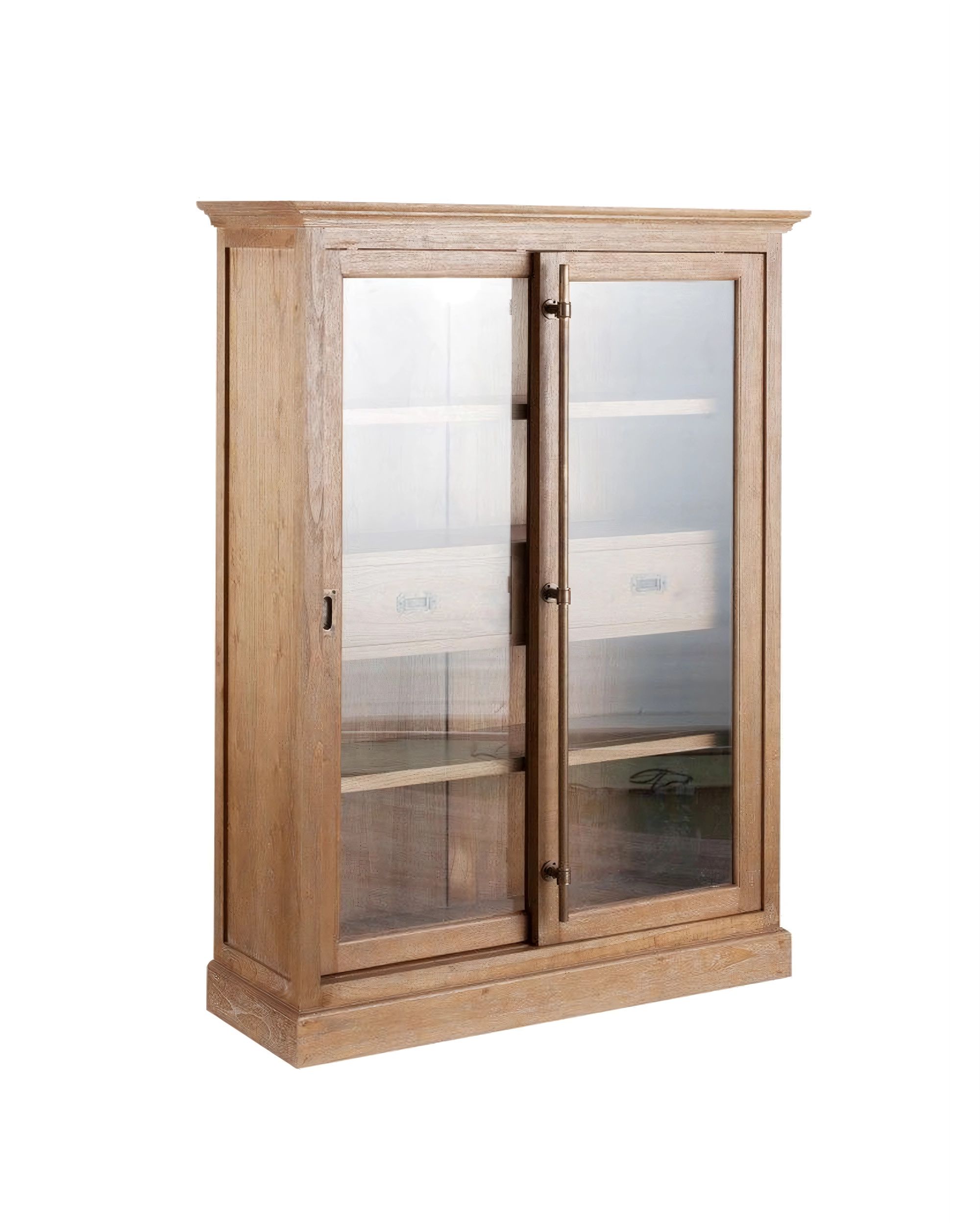 Witryna Chantal 124x46x210cm z 2 szufladami (hover)