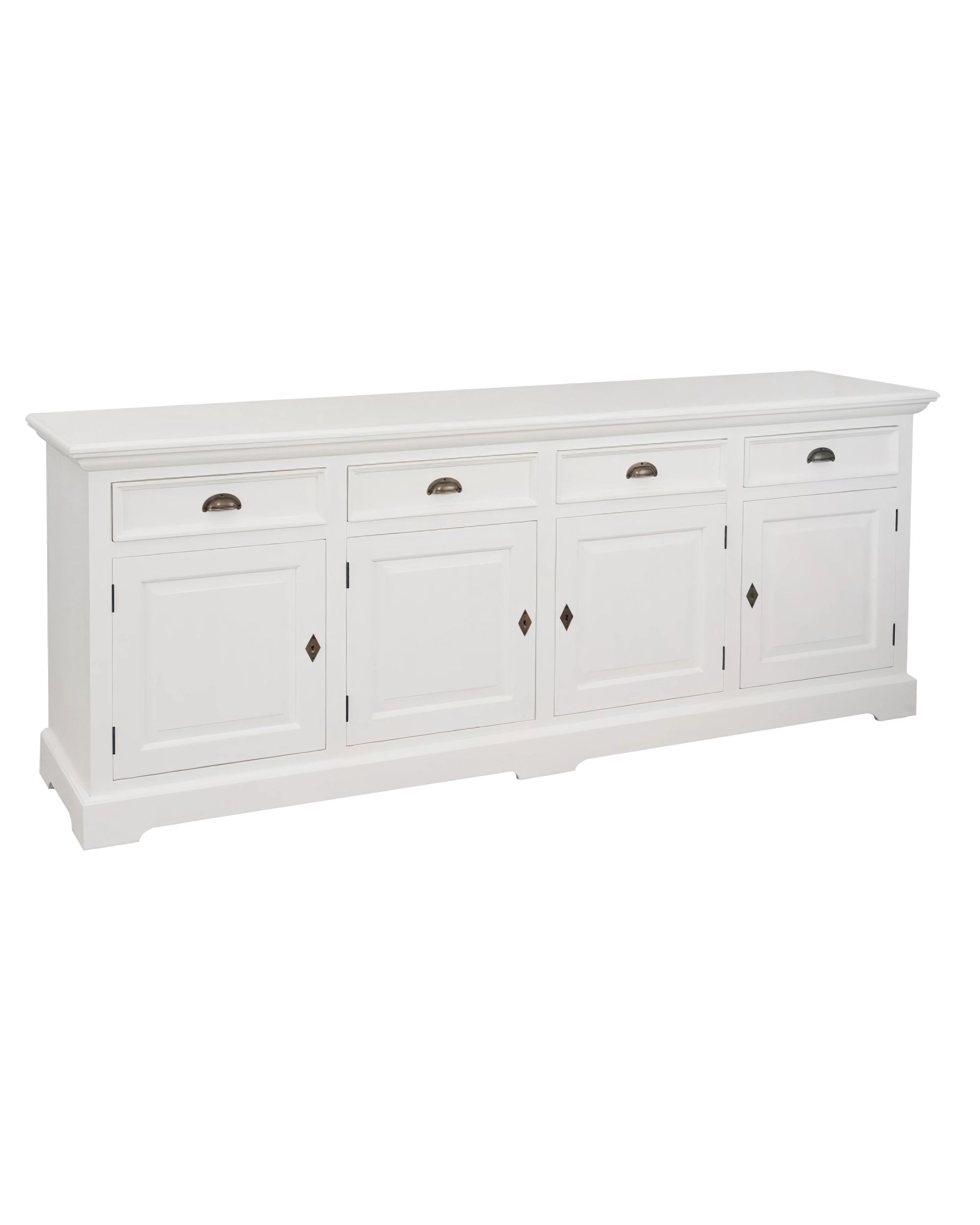 Komoda Brighton 4 drzwi + 4 szuflady white (hover)
