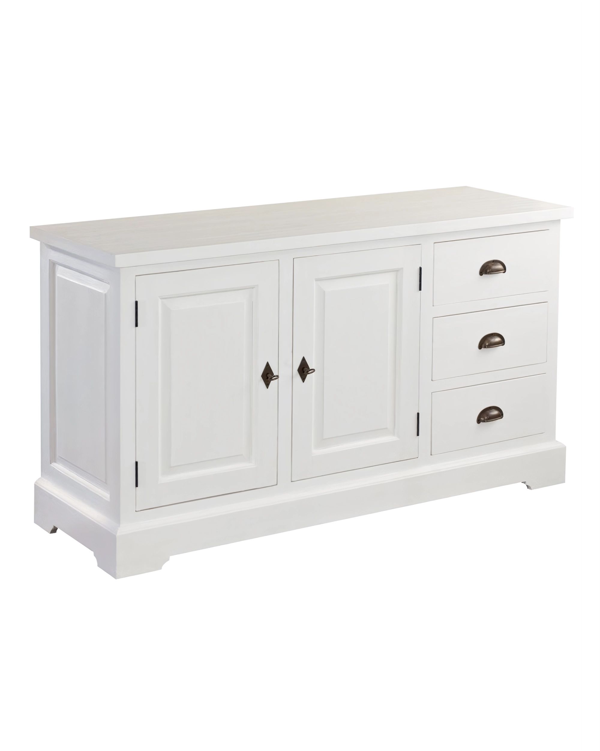 Komoda Brighton 3 szuflady  + 2 drzwi white (hover)