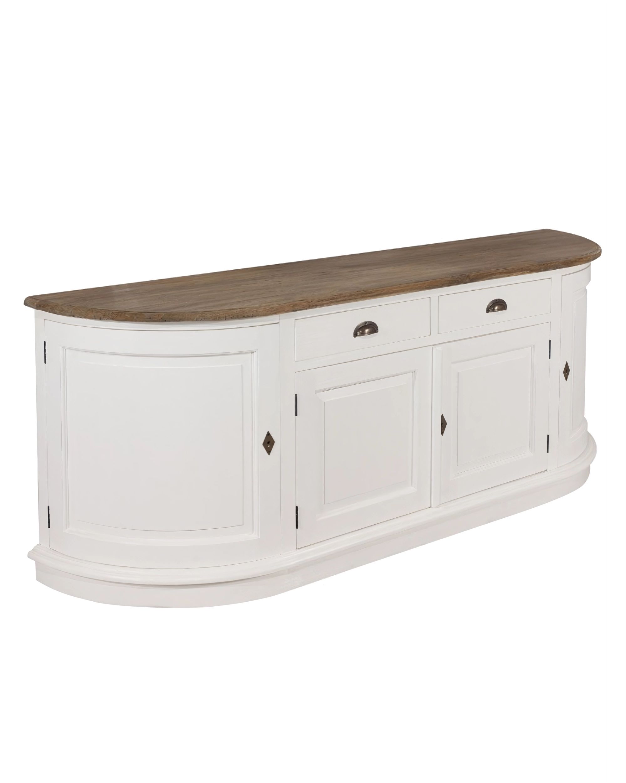 Komoda Brighton 4 drzwi + 2 szuflady white&natural (hover)