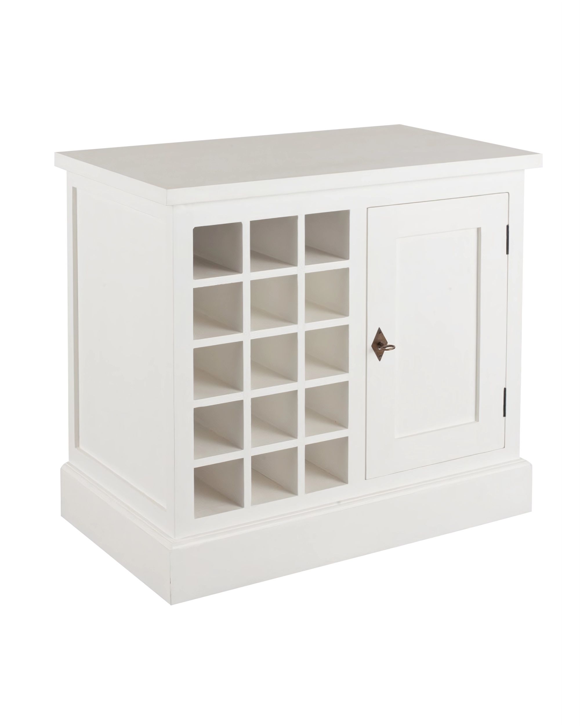 Szafka na wino Brighton 85cm white (hover)