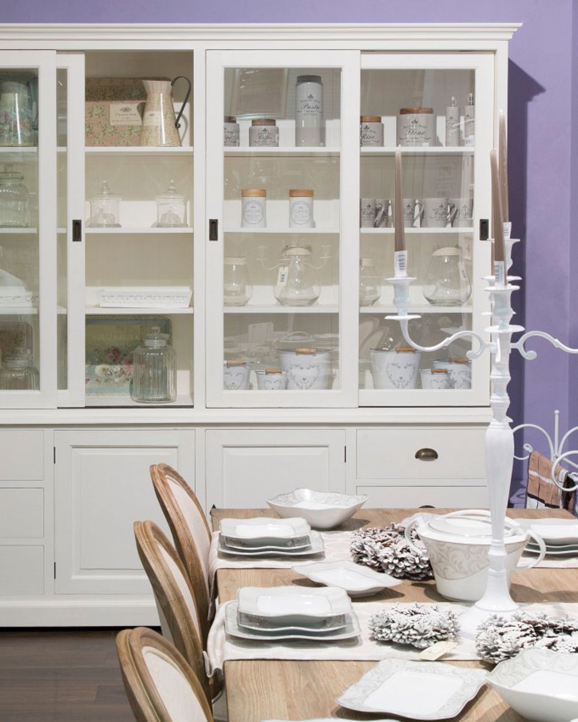 Kredens Brighton 240x45x240cm white (hover)