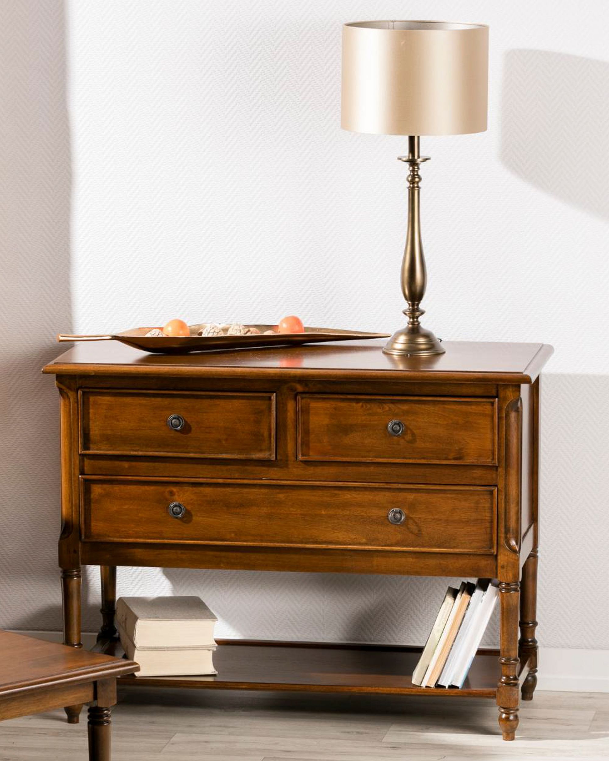 Komoda Charlie 3 szuflady, brown (hover)