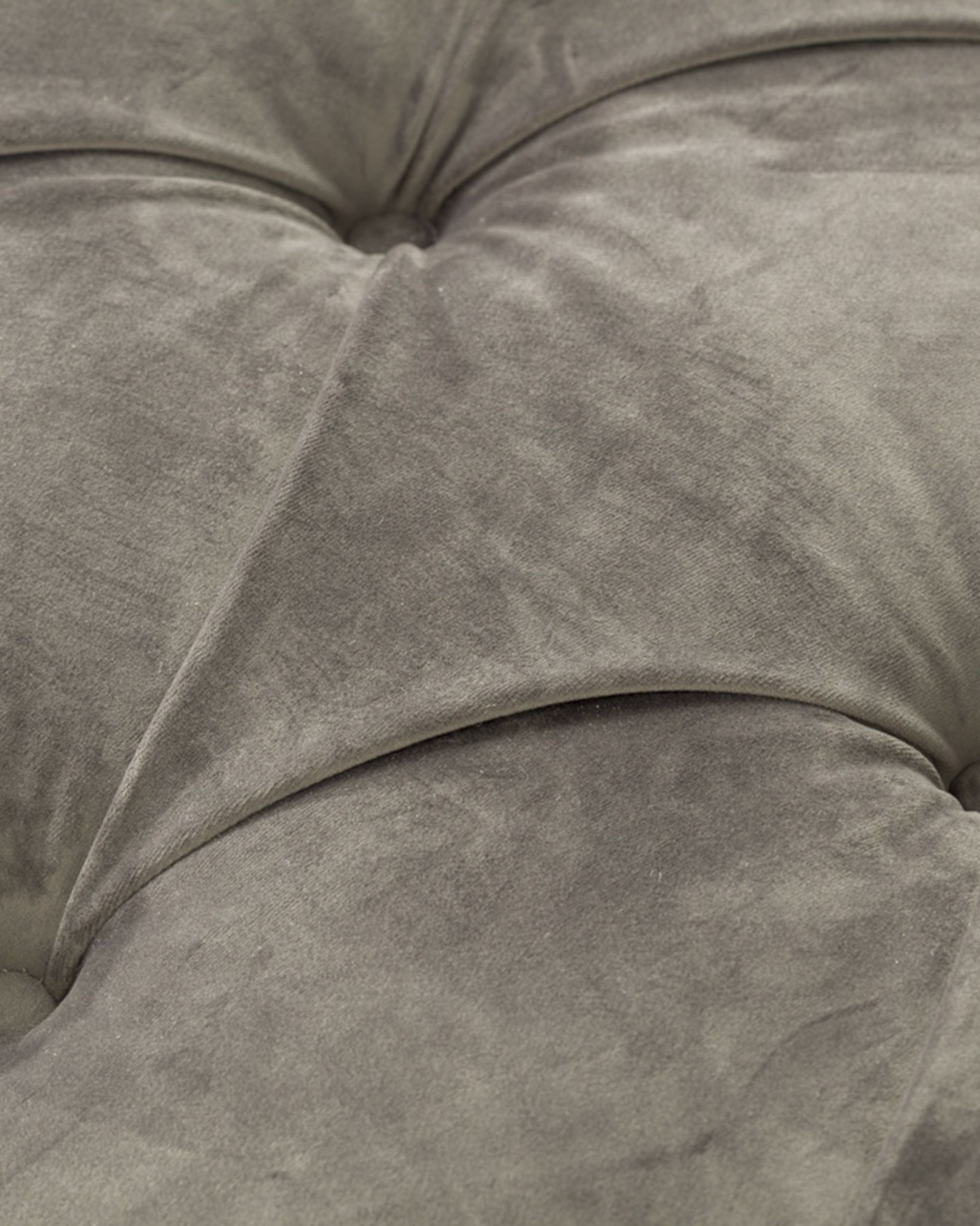 Sofa Chesterfield Glamour Velvet Grey 2-os. (hover)