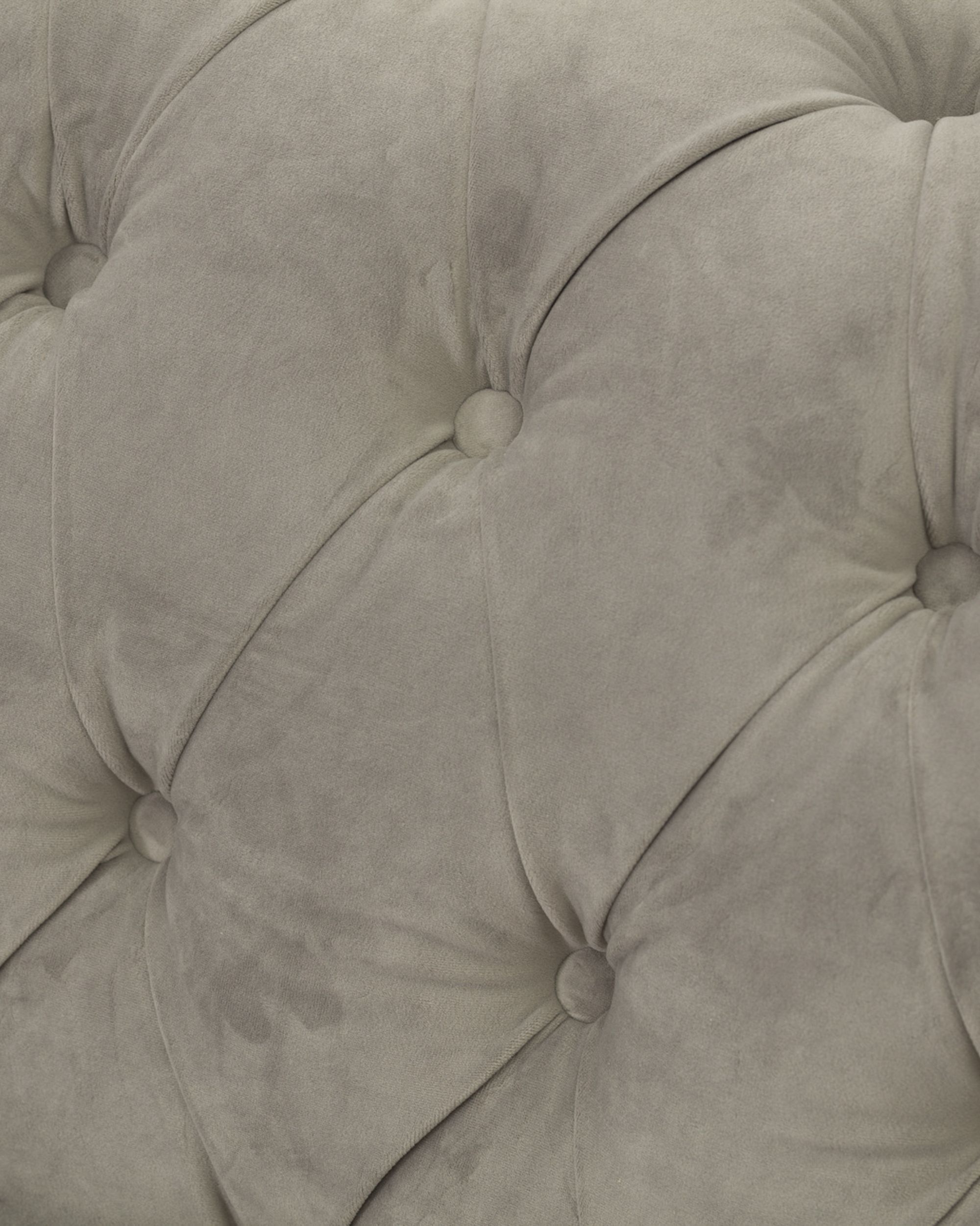 Sofa Chesterfield Classic Velvet Light Grey 3-os. (hover)