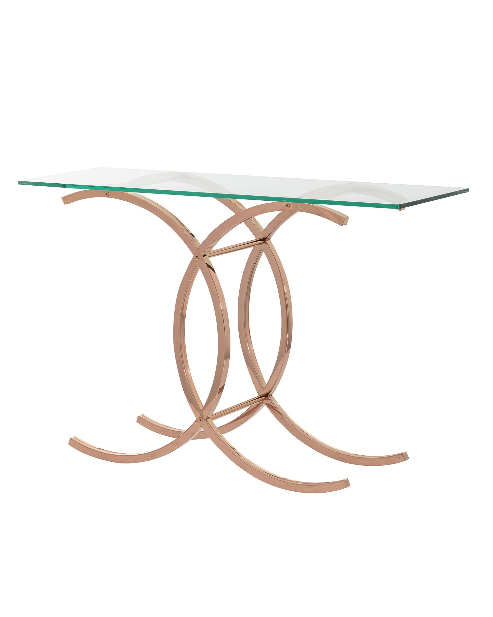 Konsola Chica rose gold 128x40x79cm