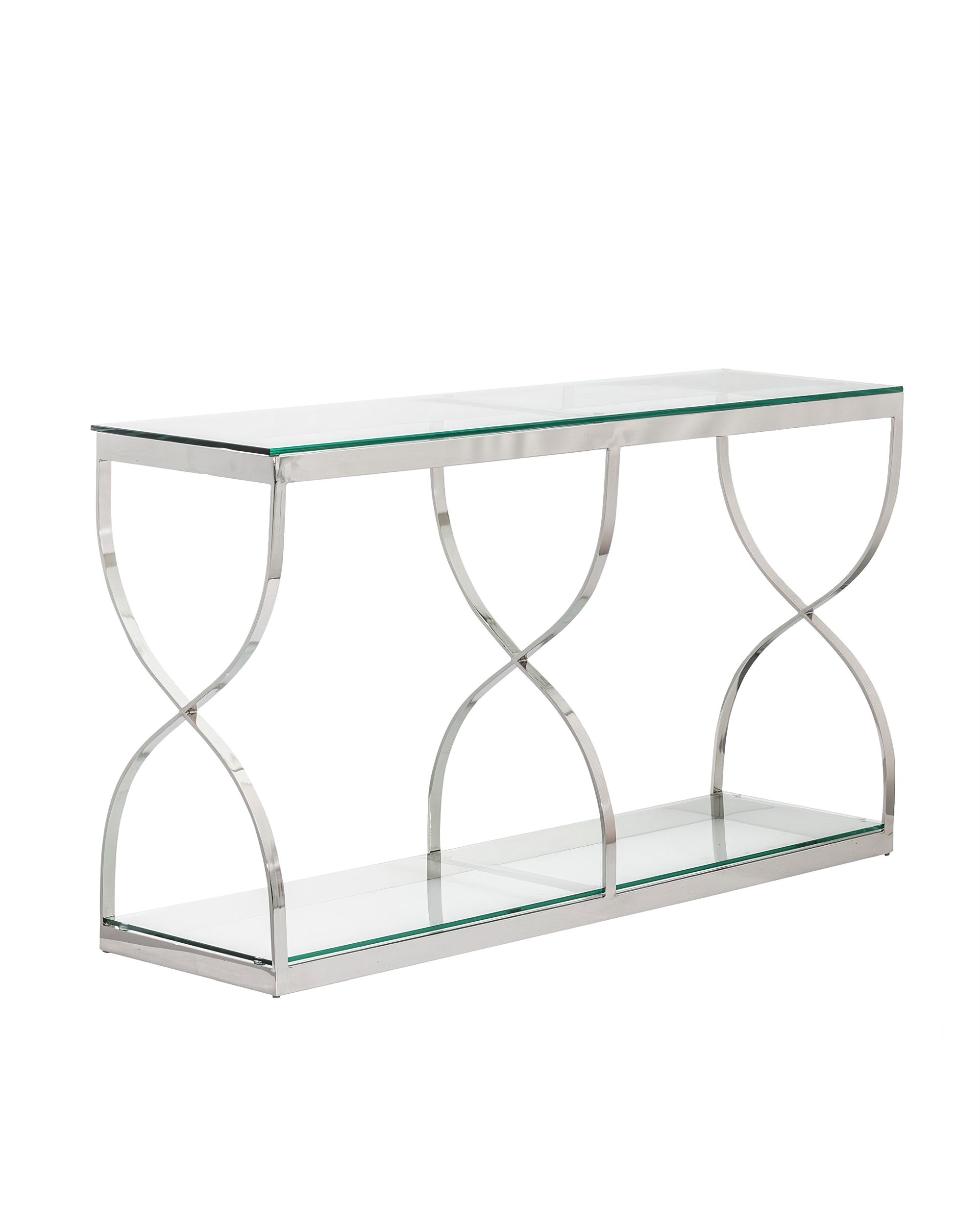 Konsola Dubai silver 140x40x80