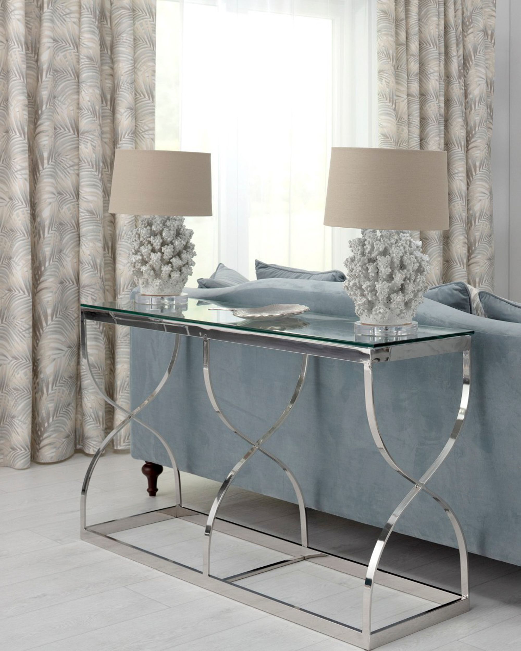 Konsola Dubai silver 140x40x80 (hover)