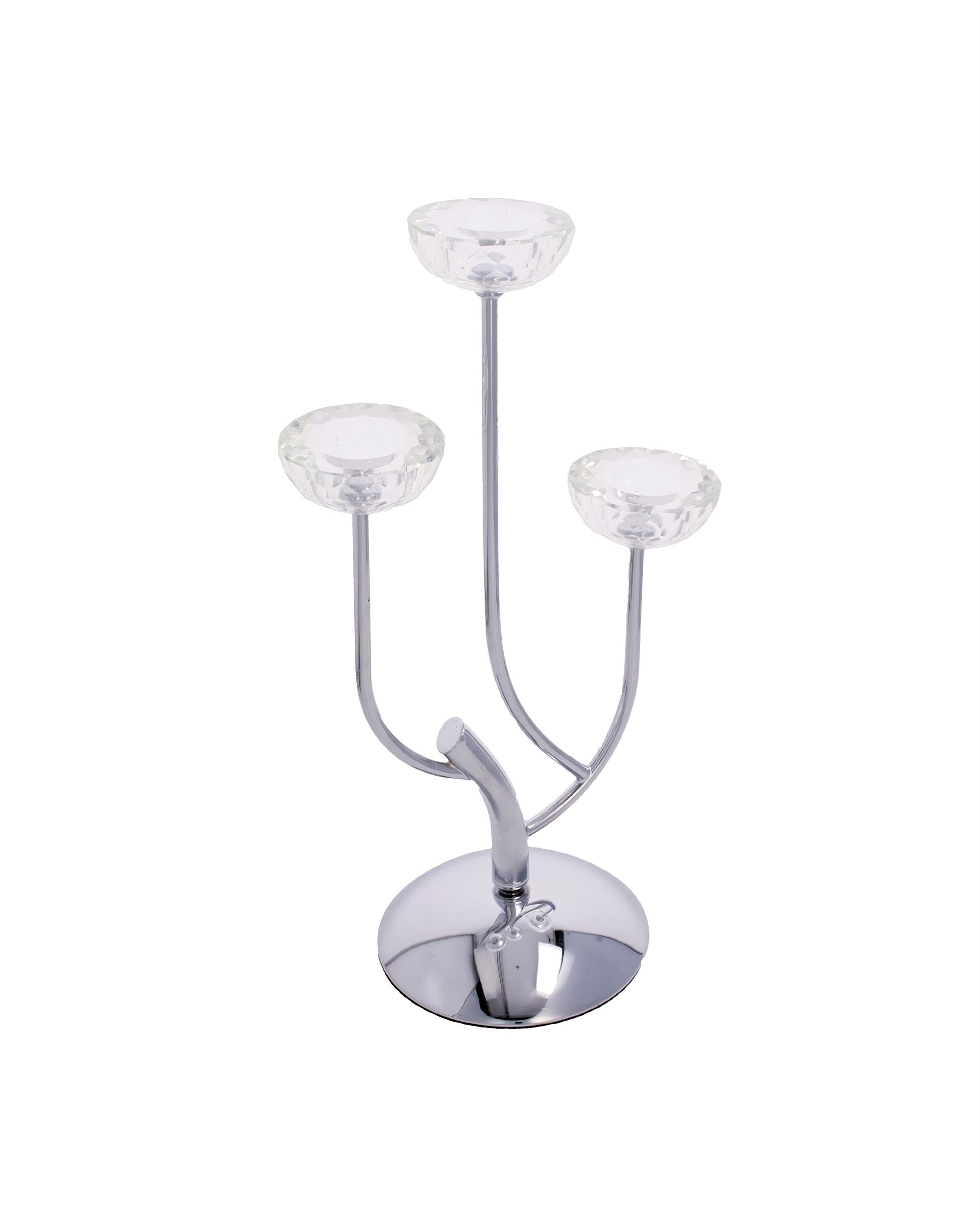 Świecznik Elisabeth silver wys. 44,5cm
