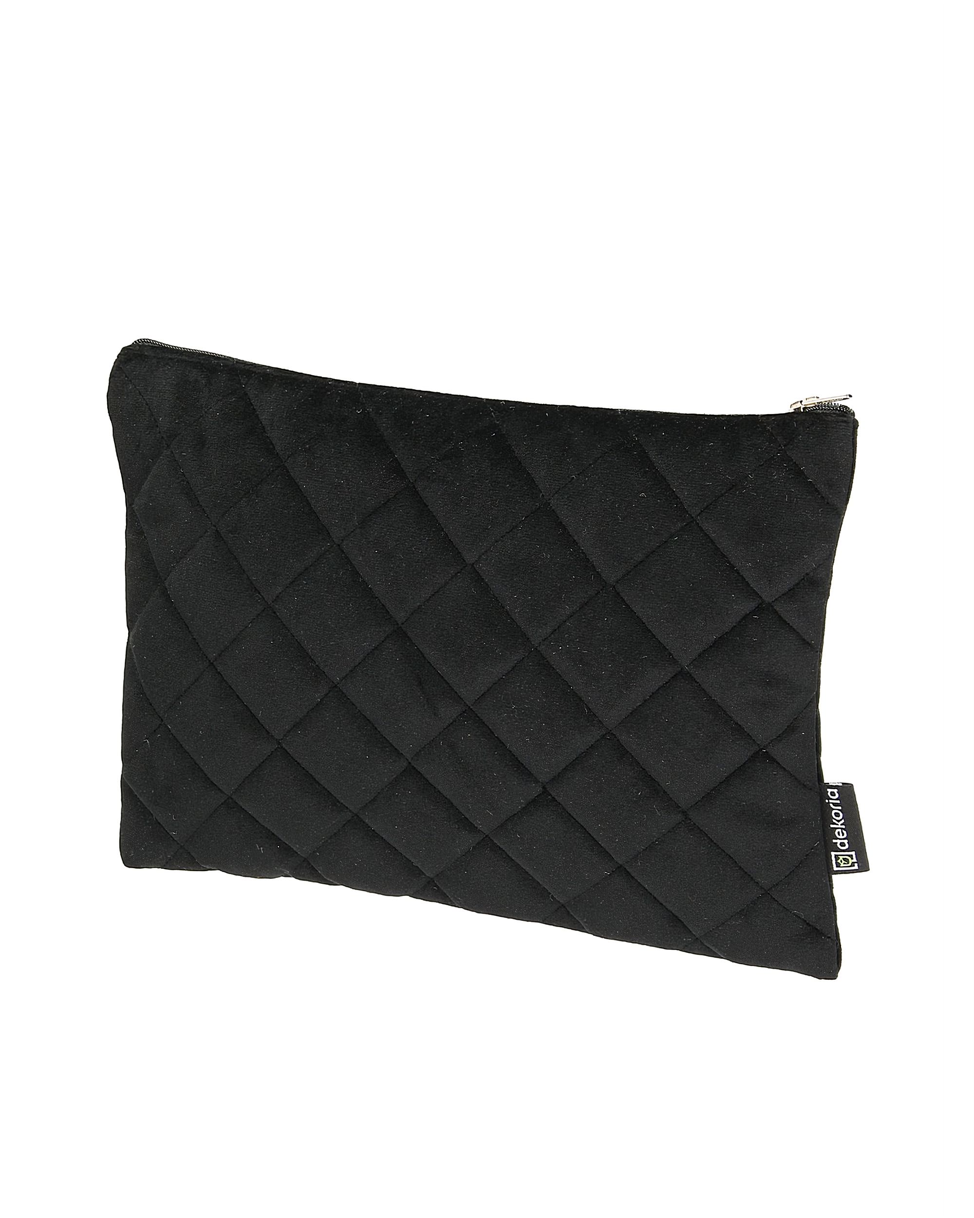 Etui na tablet Velvet kolor czarny tkanina połyskliwa, welwetowa