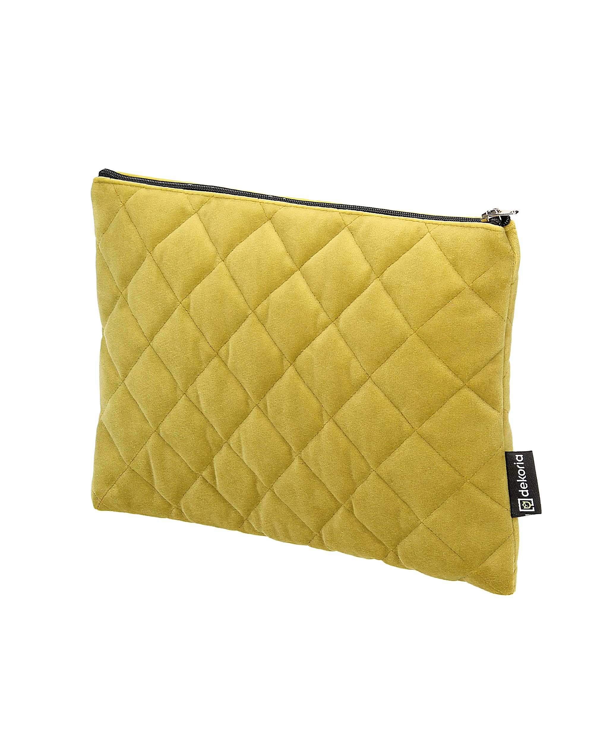Etui na tablet Velvet kolor zielony tkanina połyskliwa, welwetowa
