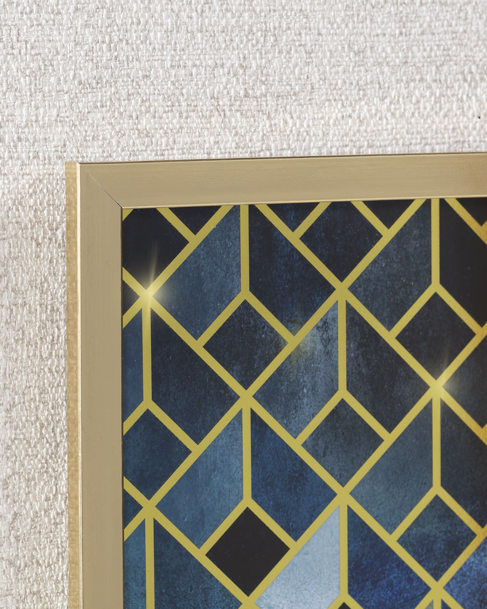 Obraz Geometric 30x40cm gold&navy (hover)