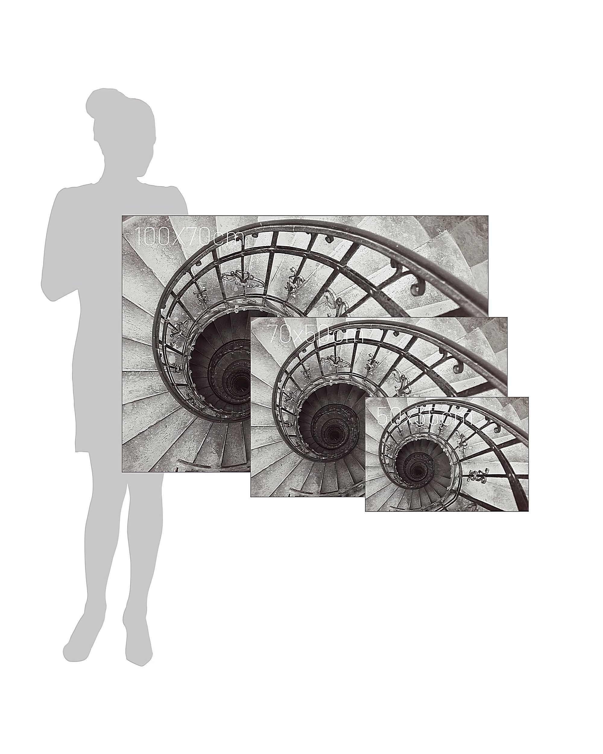 Obraz na płótnie Spiral Stairs (hover)