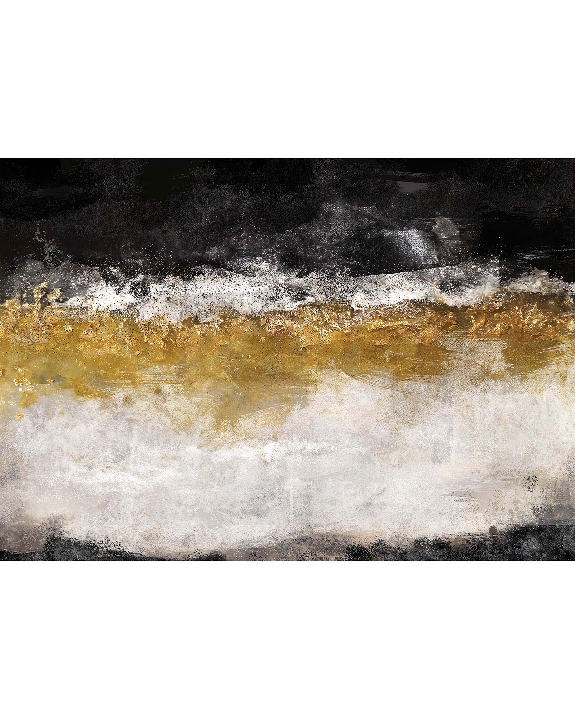 Obraz na płótnie Black&Gold Impression