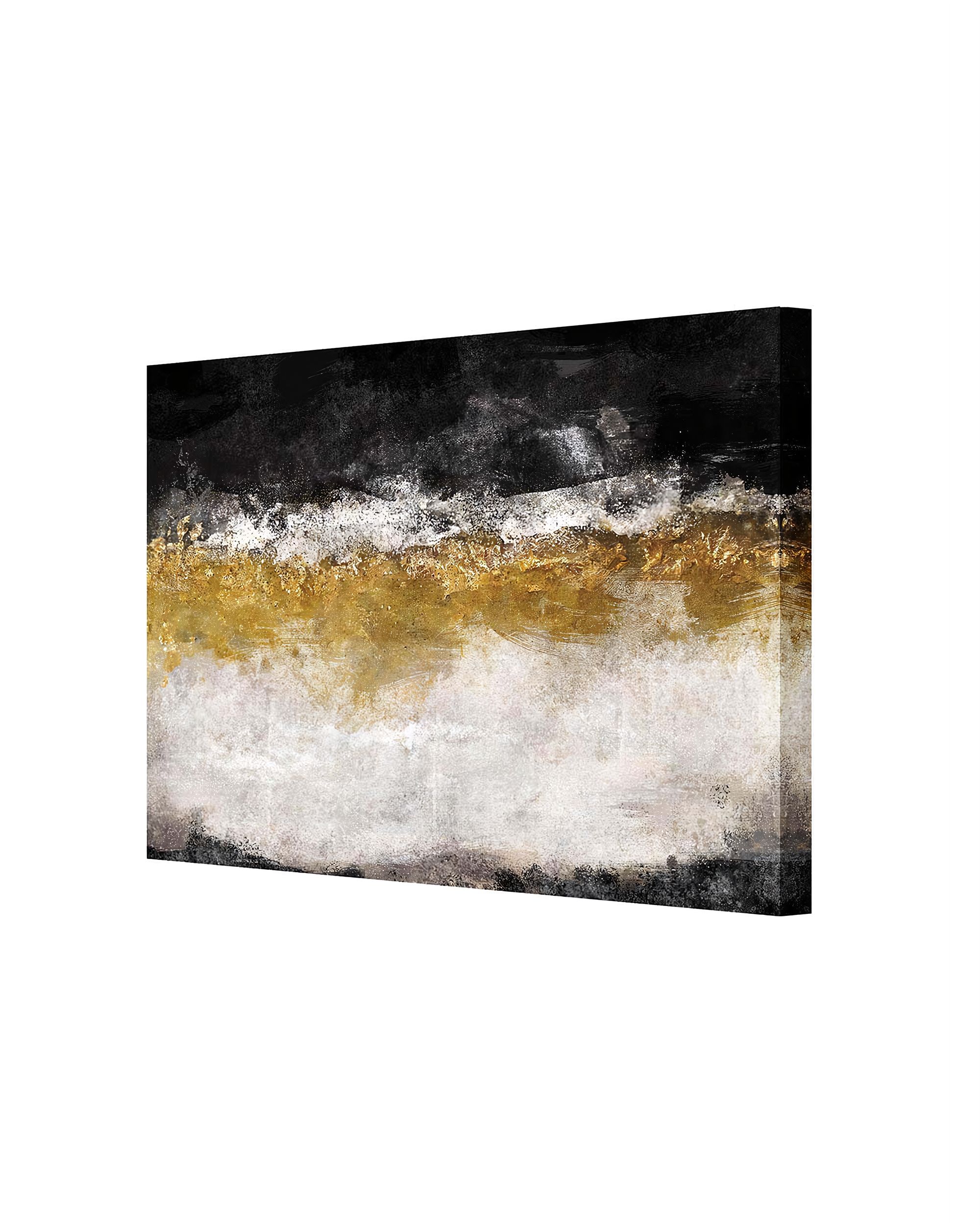 Obraz na płótnie Black&Gold Impression (hover)