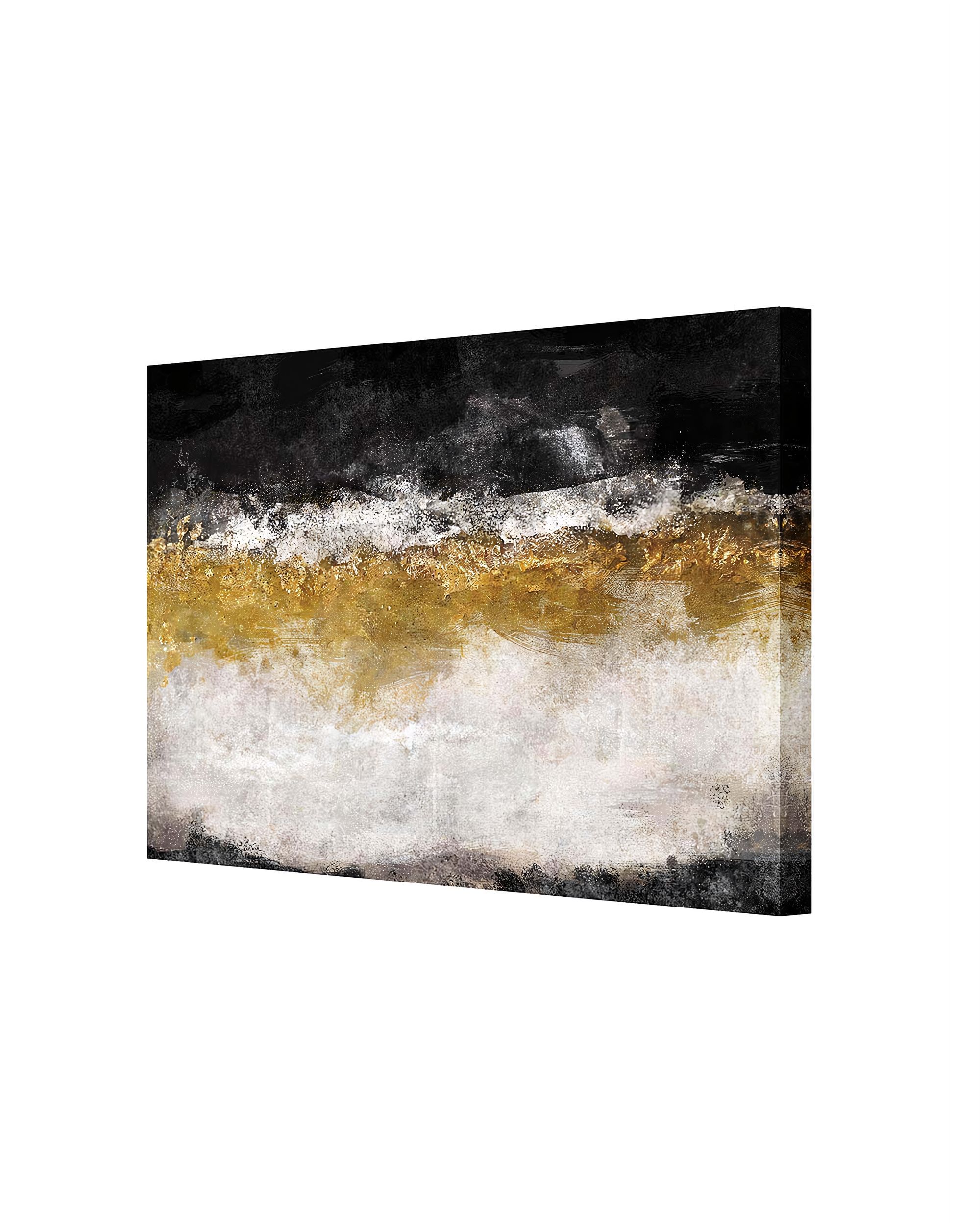 Obraz na płótnie Black&Gold Impression (hover)
