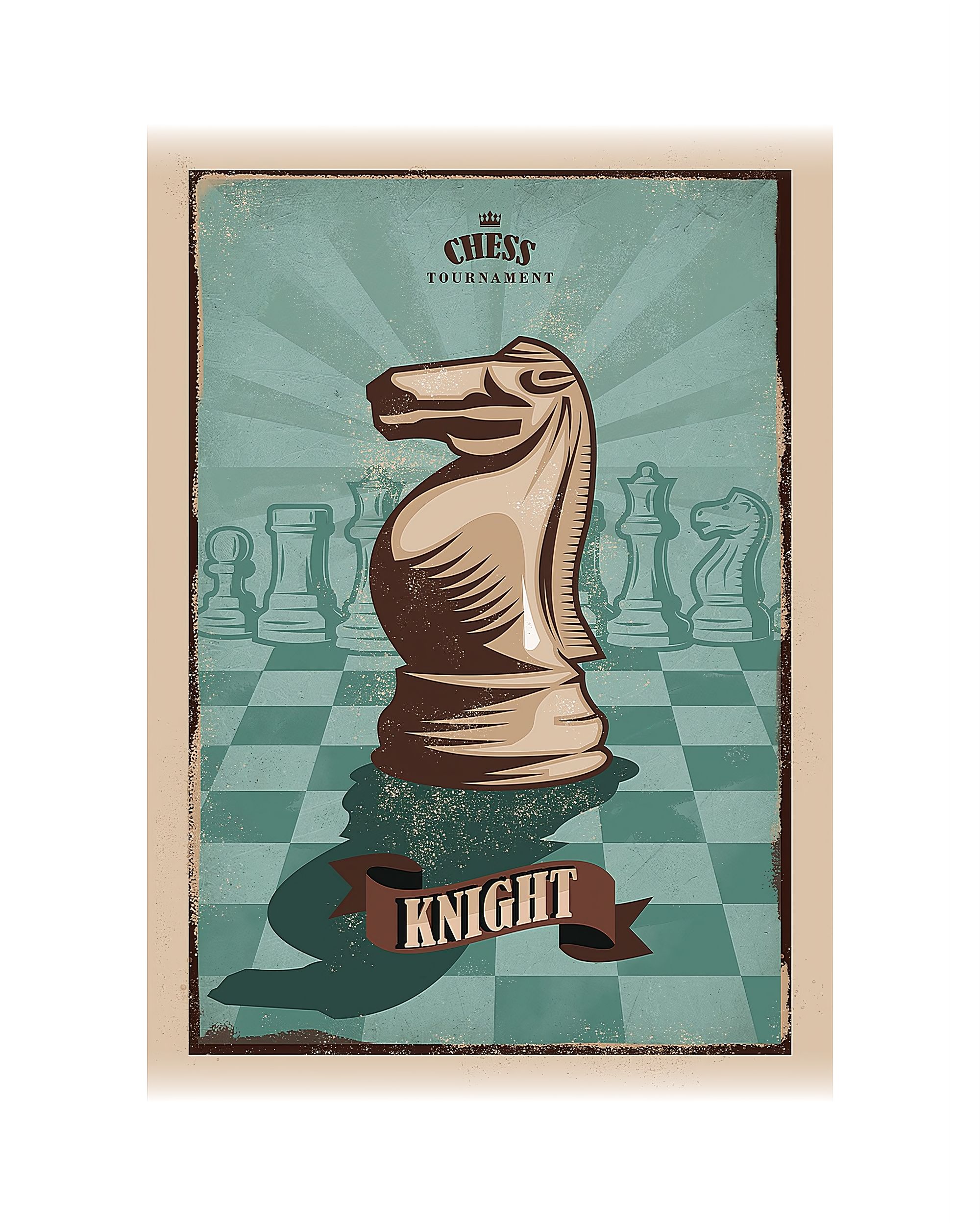 Obraz na płótnie Vintage Chess I
