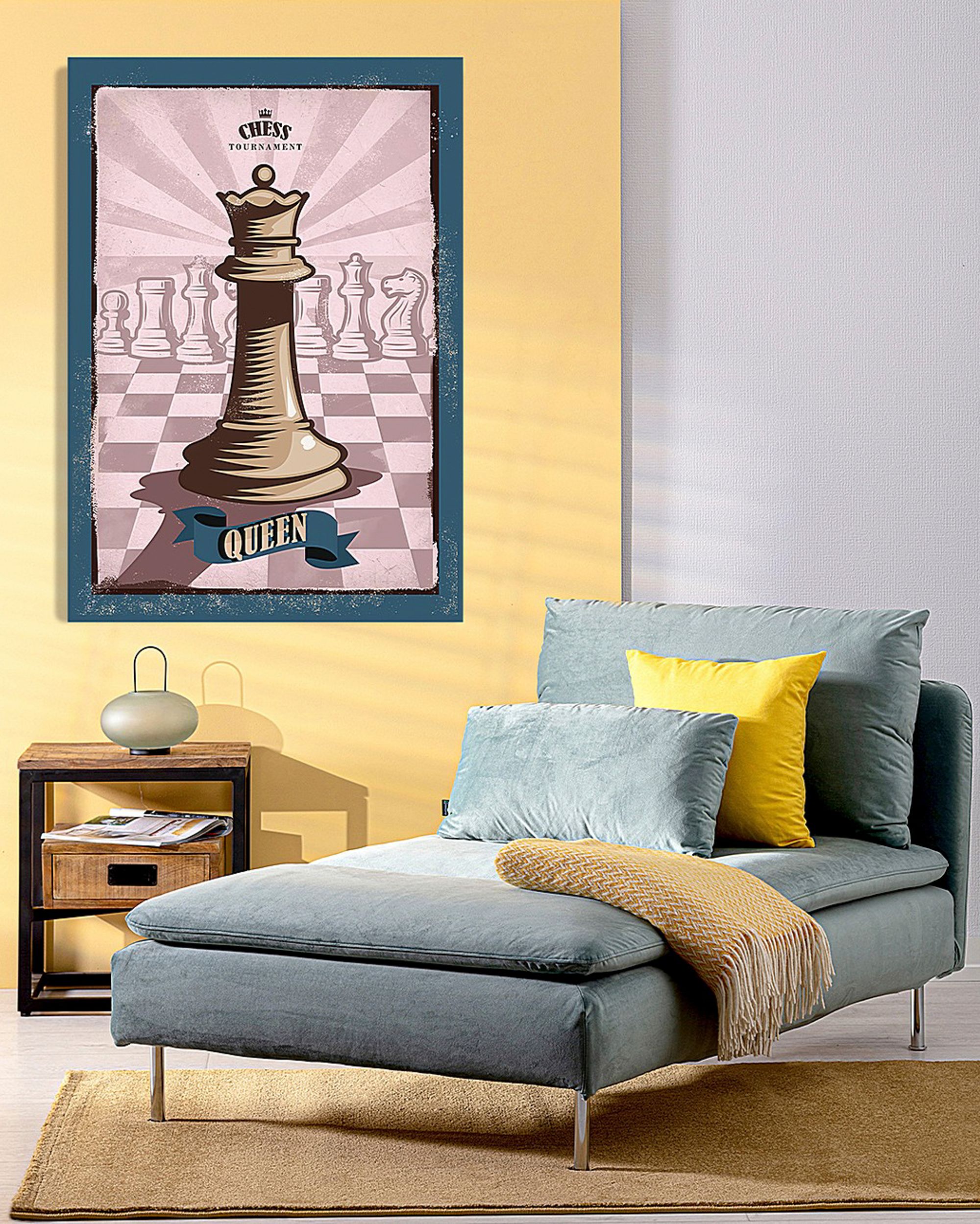 Obraz na płótnie Vintage Chess II (hover)