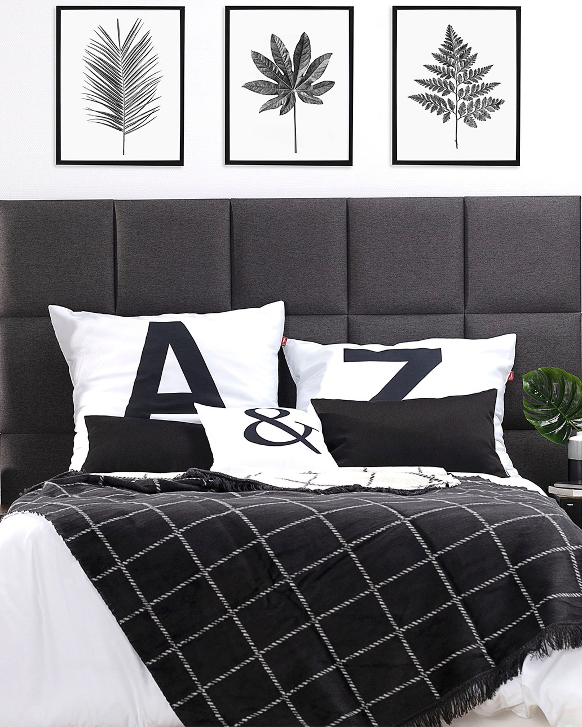 Zestaw obrazów Tropical Grey 3szt. (hover)