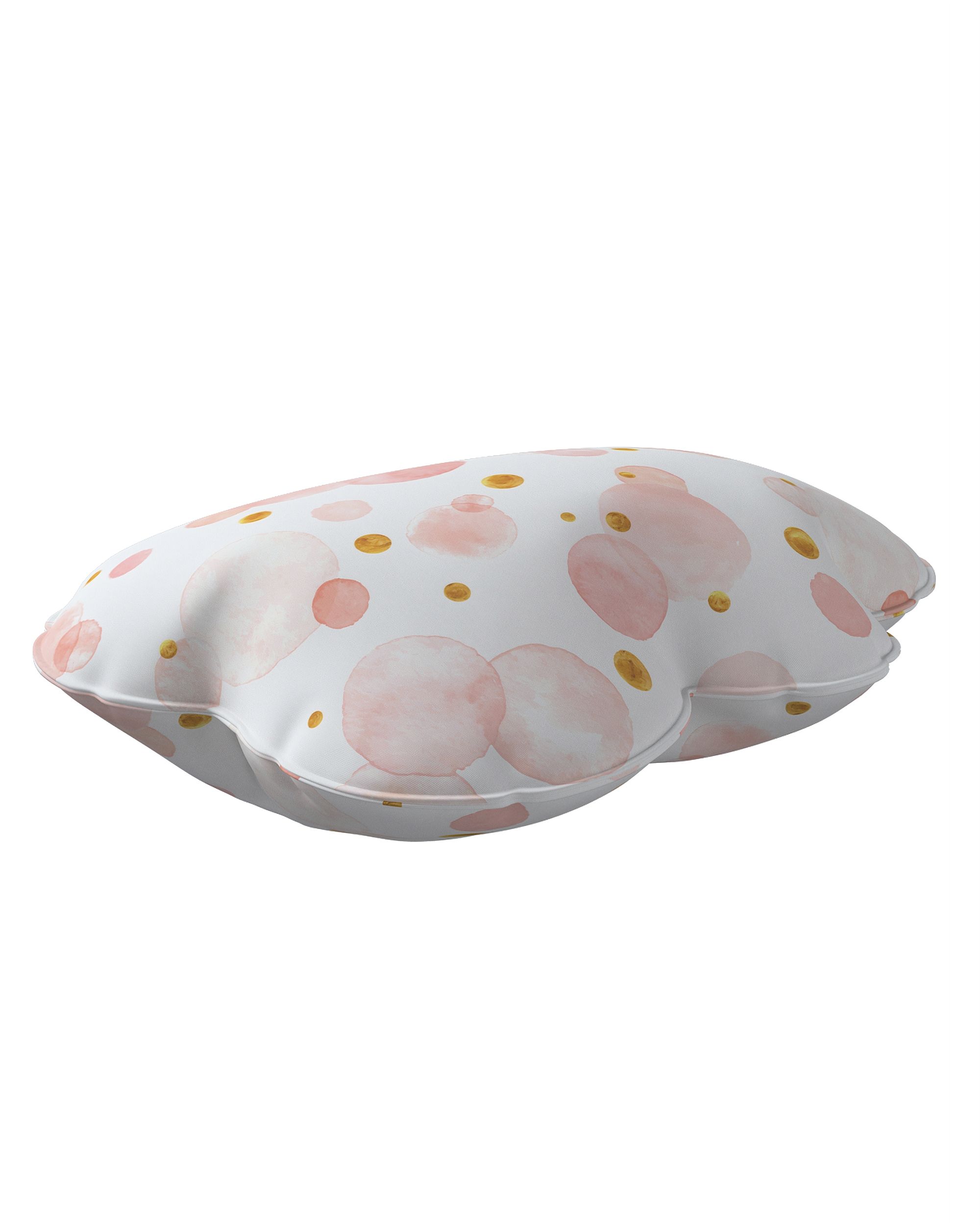 Poduszka Soft Cloud kolor różowy tkanina wzorzysta (hover)