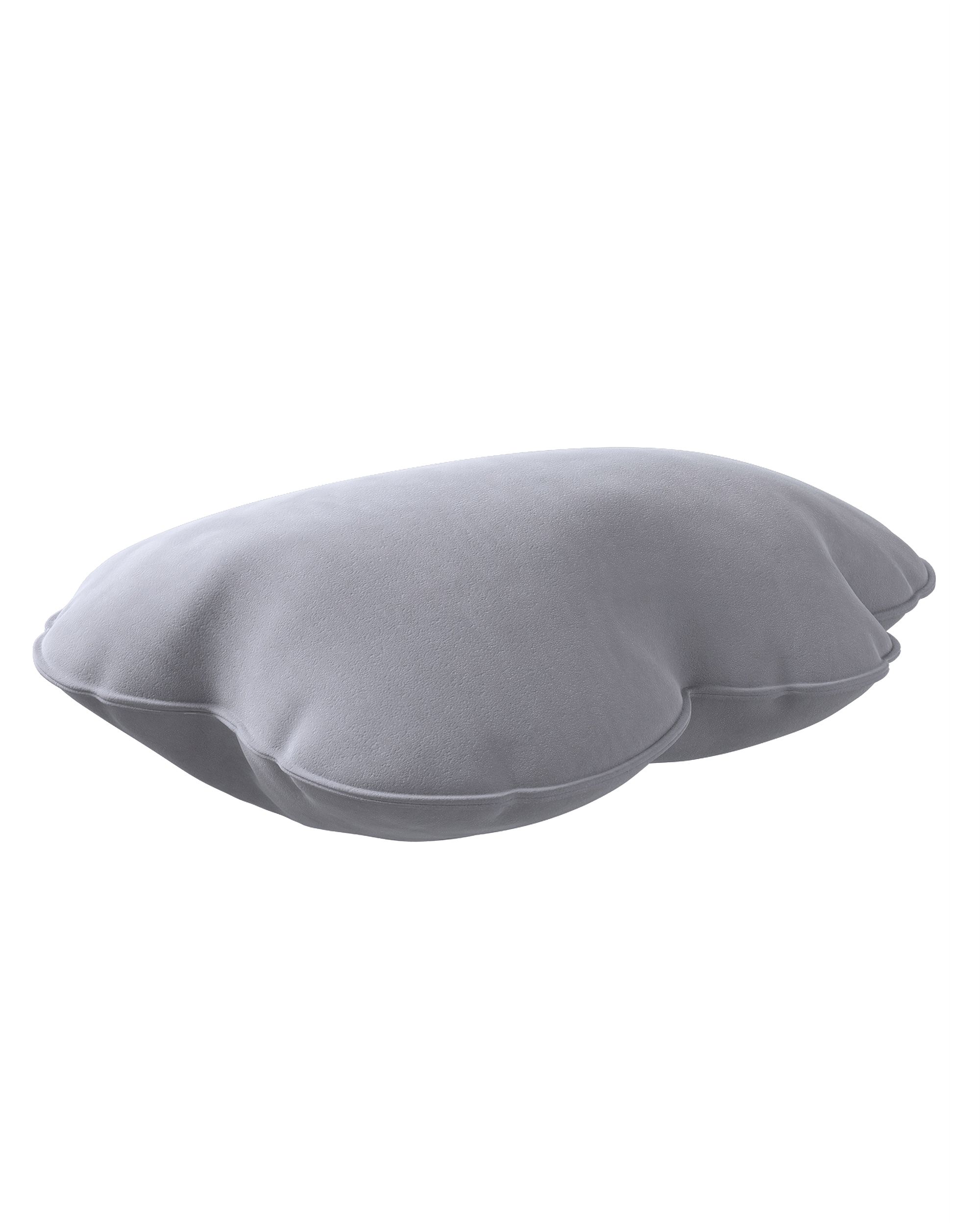 Poduszka Soft Cloud kolor szary tkanina połyskliwa, welwetowa (hover)