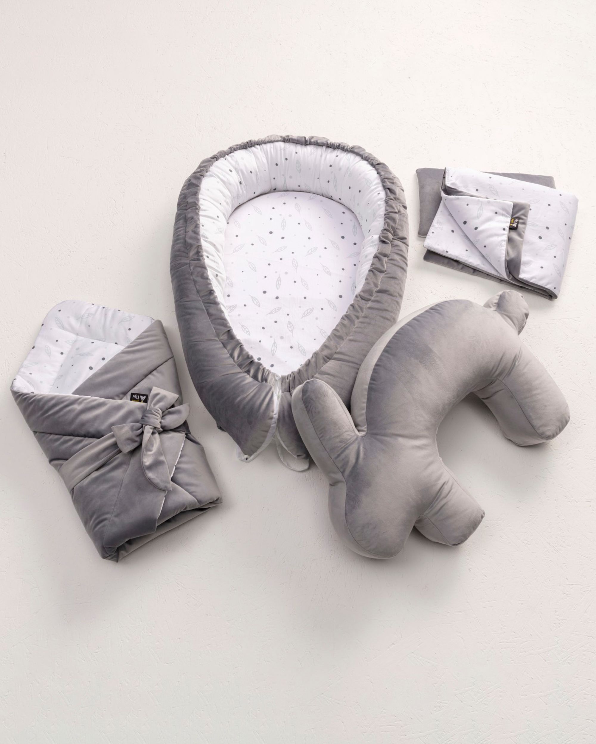 Rożek Velvet Nest Premium gray (hover)