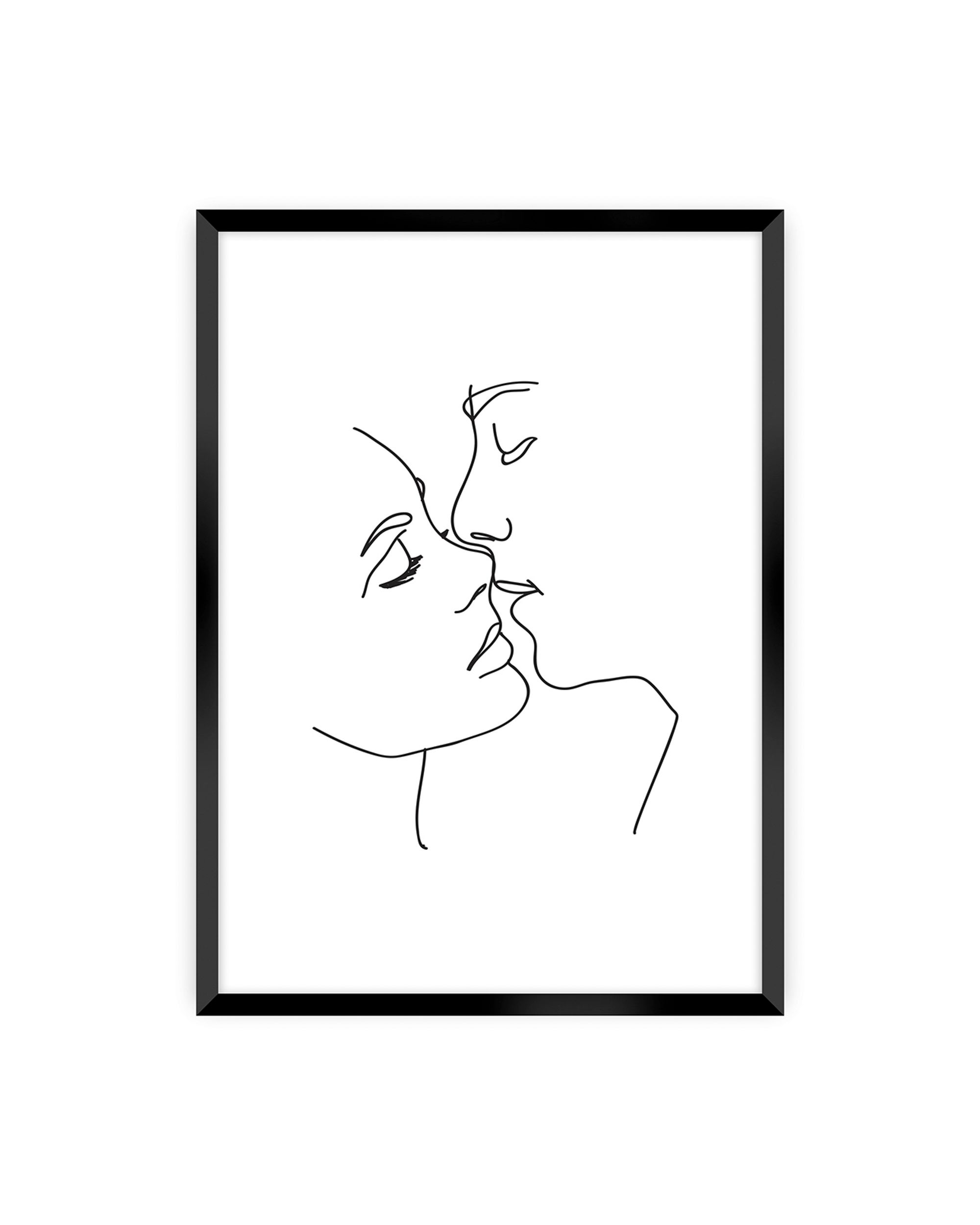 Plakat Kiss Line