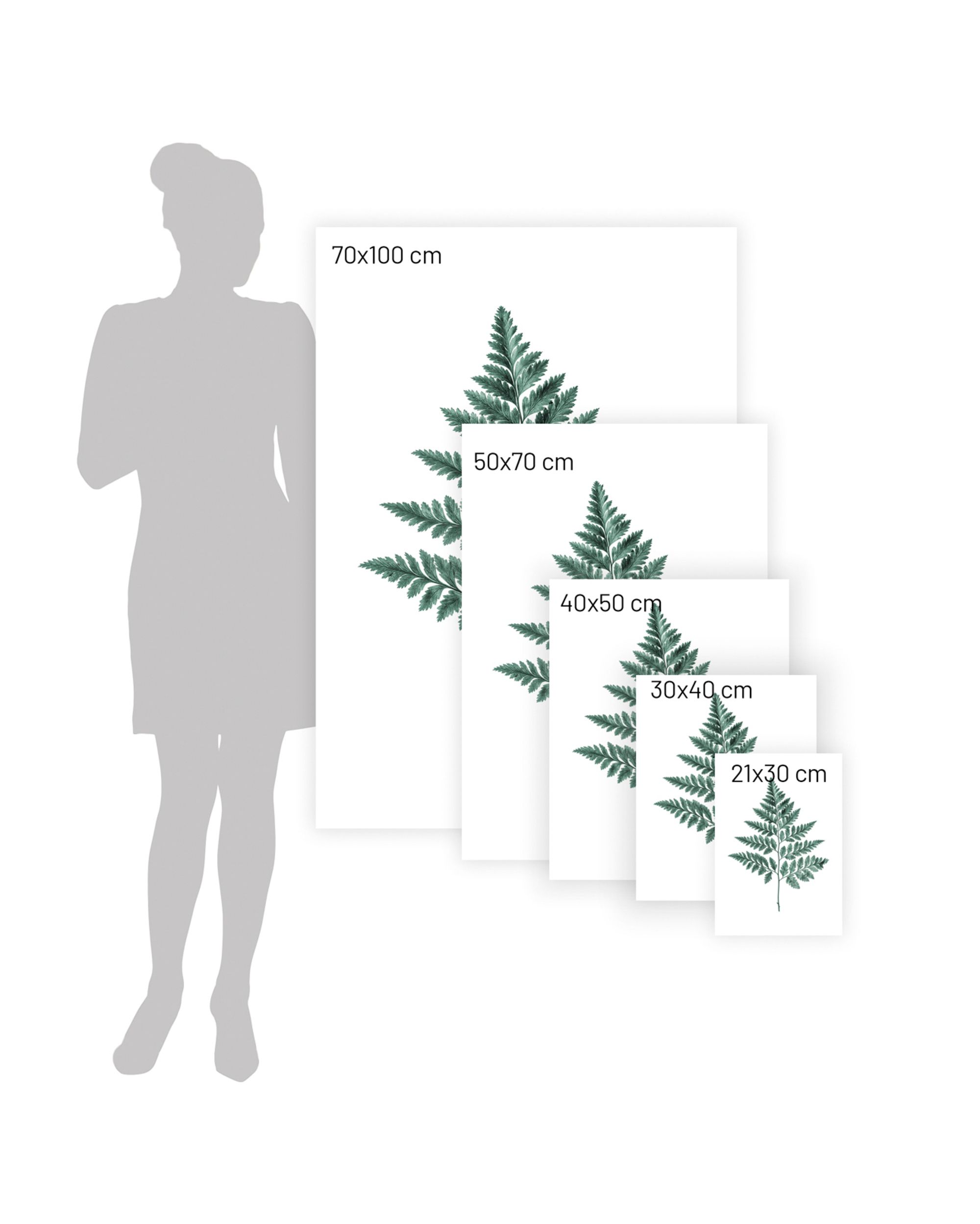 Plakat Fern Emerald Green (hover)