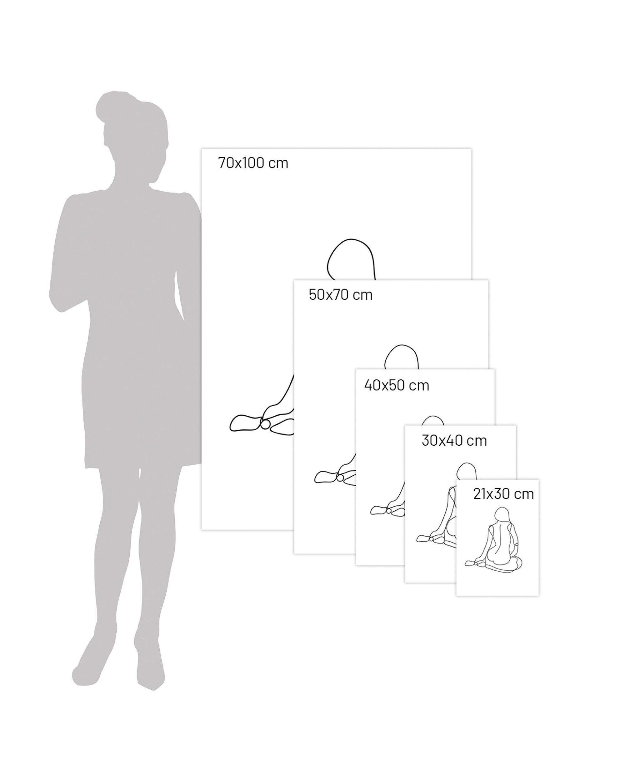 Plakat Figure Line I (hover)