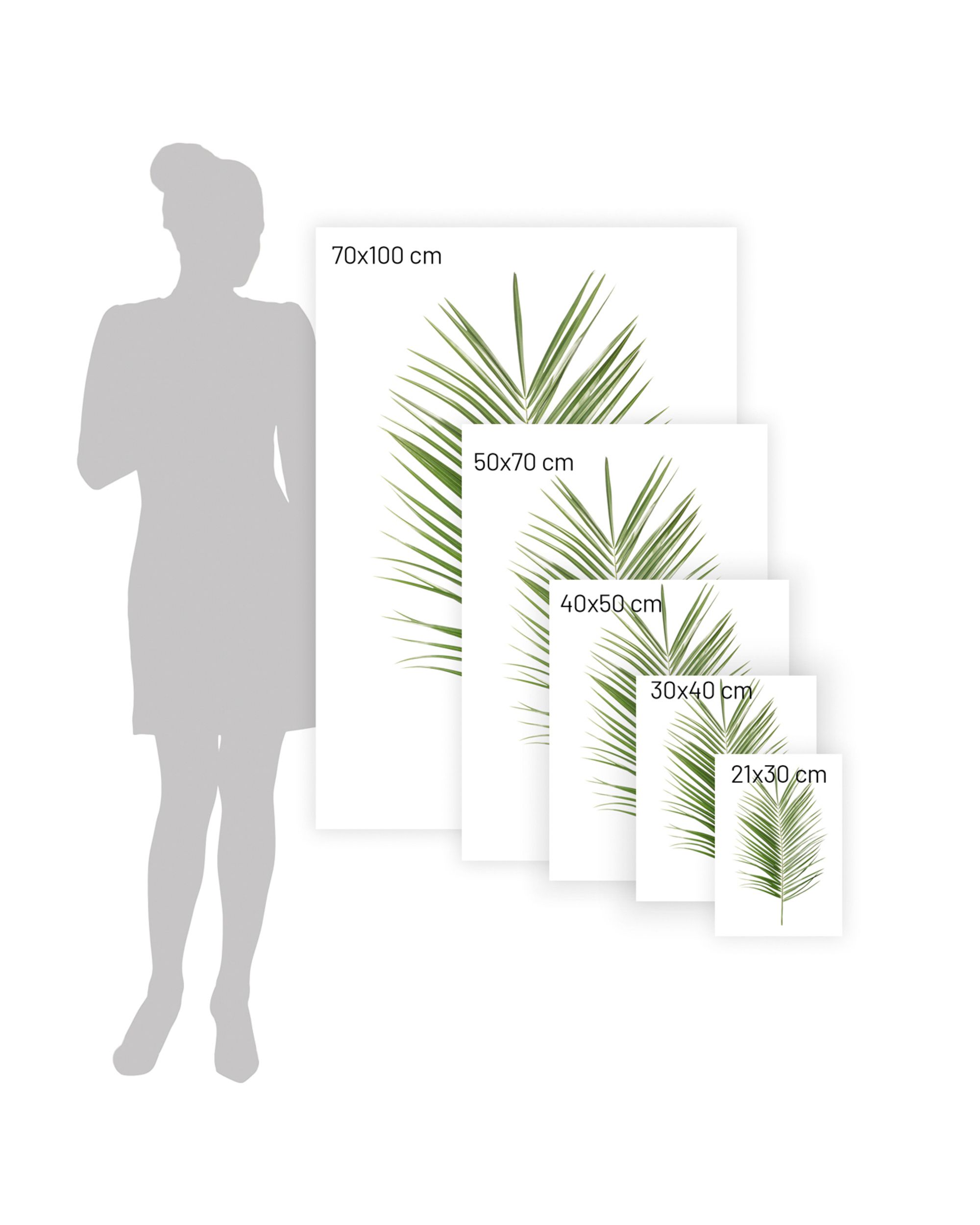 Plakat Palm Leaf Green (hover)