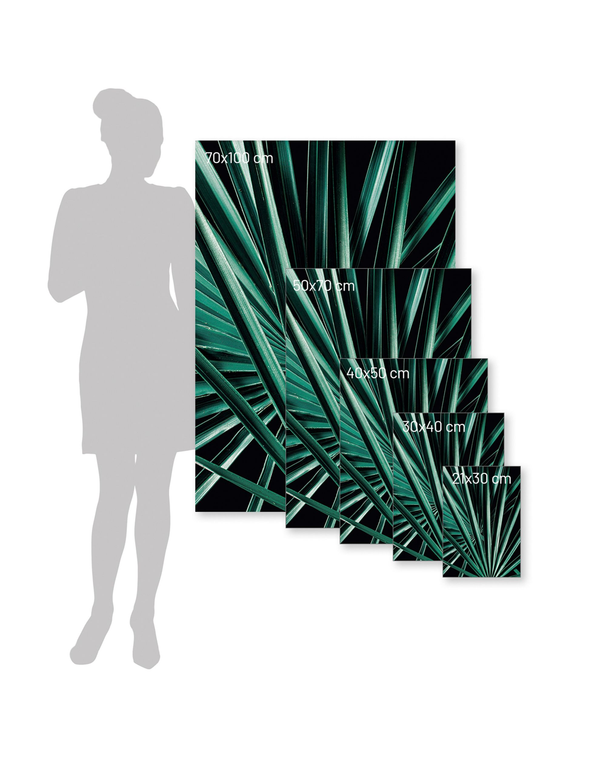 Plakat Dark Palm Tree (hover)