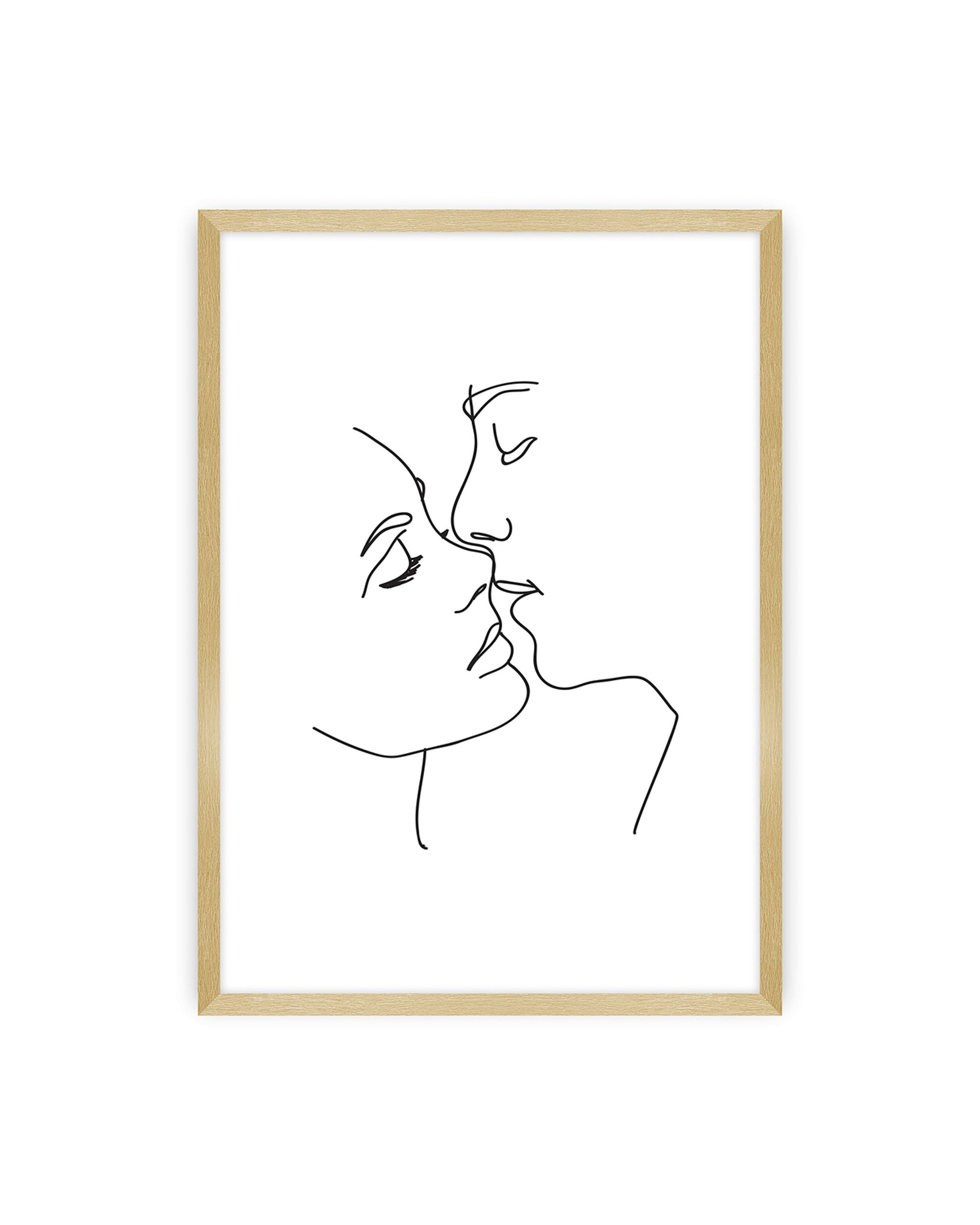 Plakat Kiss Line