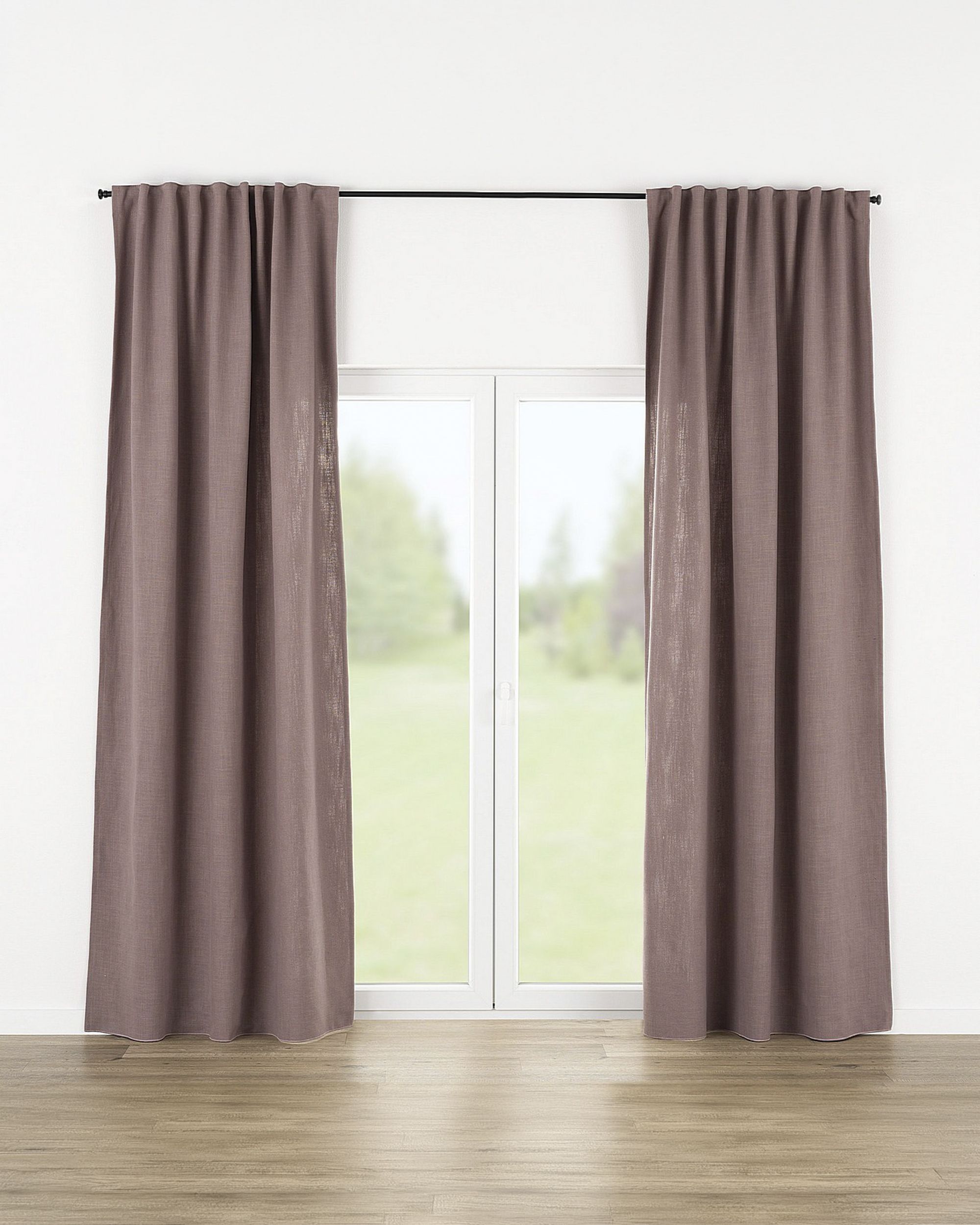 Zasłona gotowa na taśmie marszczącej 140x280cm dimmed pink 1 szt. (hover)