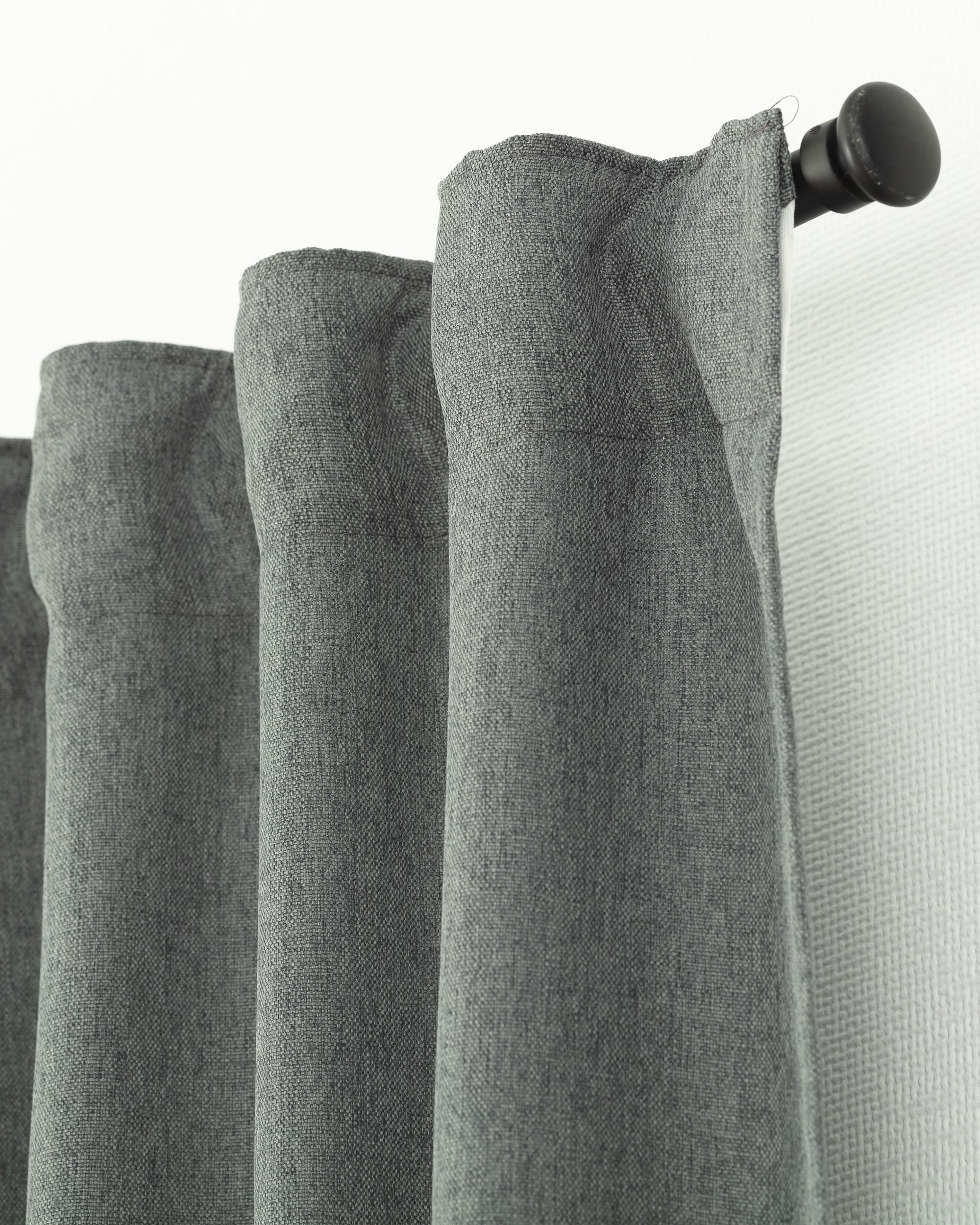 Zasłona BASIC na taśmie marszczącej 140x300cm szary denim 1 szt. (hover)